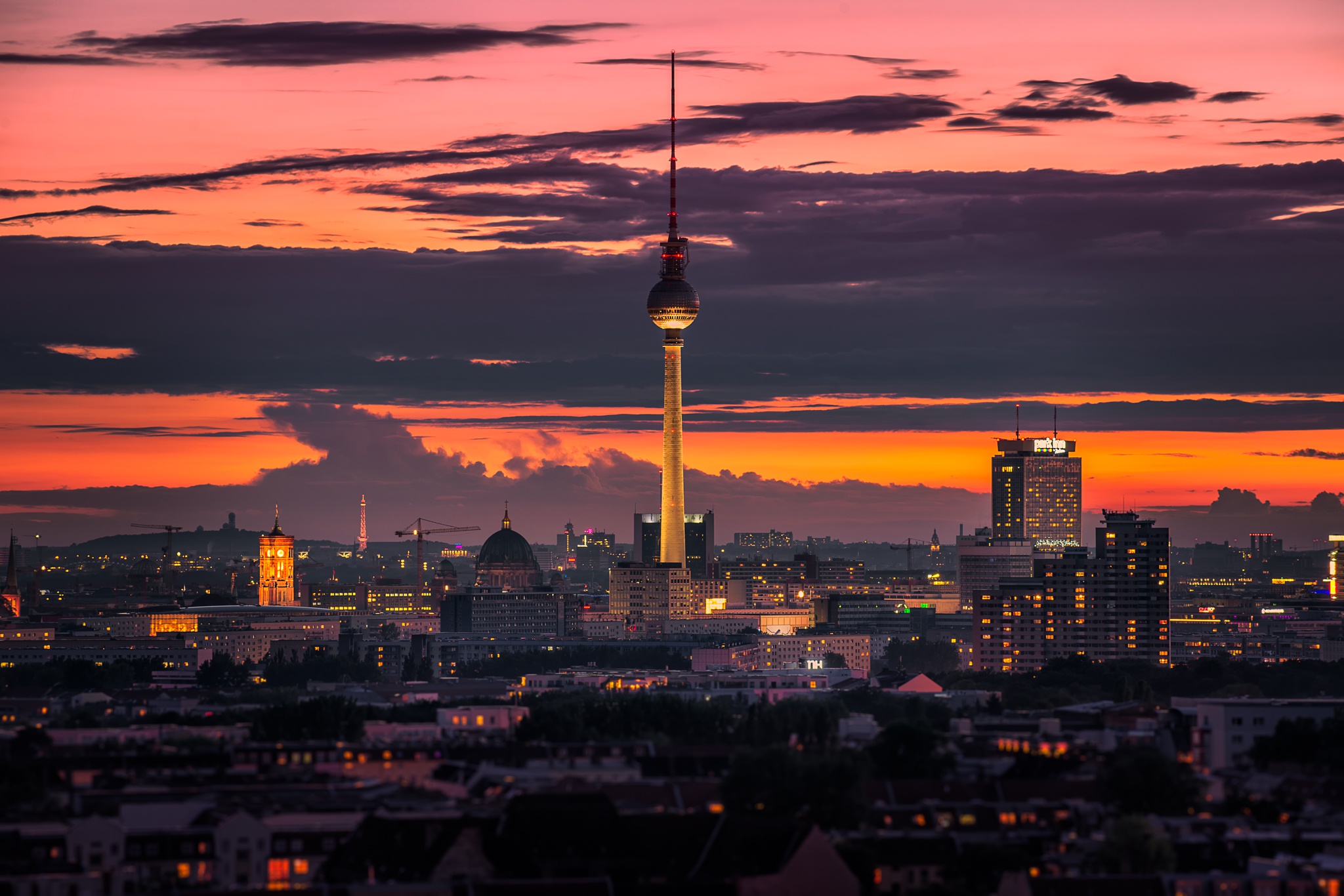 Германия ТВ башня Берлин