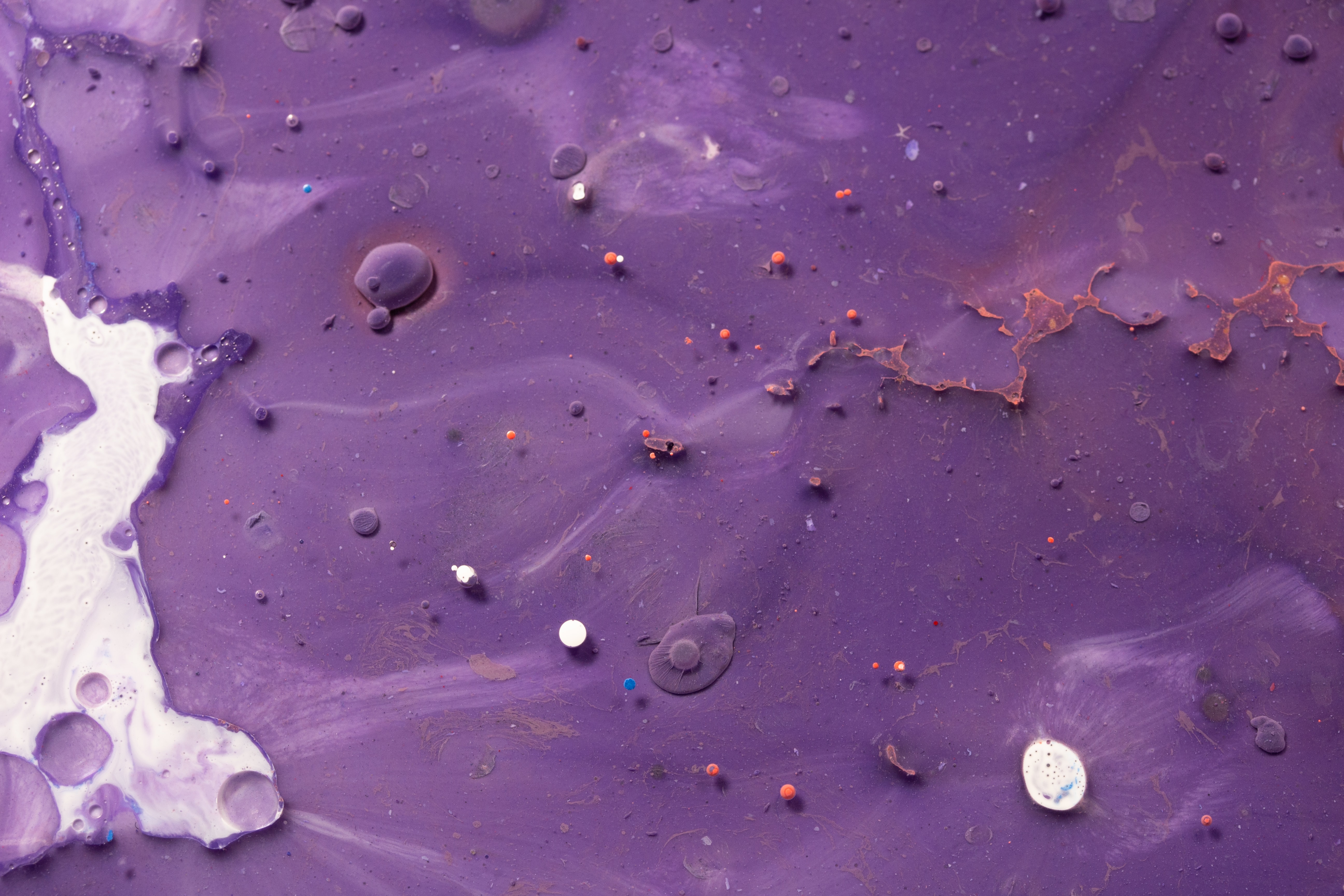 Free download wallpaper Violet, Drops, Paint, Abstract, Liquid, Purple on your PC desktop