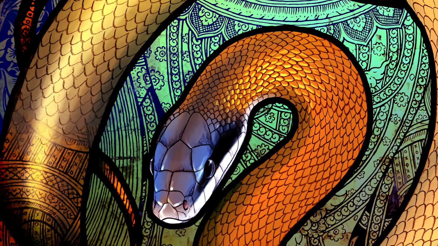 Змея на заставку телефона. Королевская Кобра Нагайна. Змея арт. Змеиный орнамент. Красивые змеи на рабочий стол.