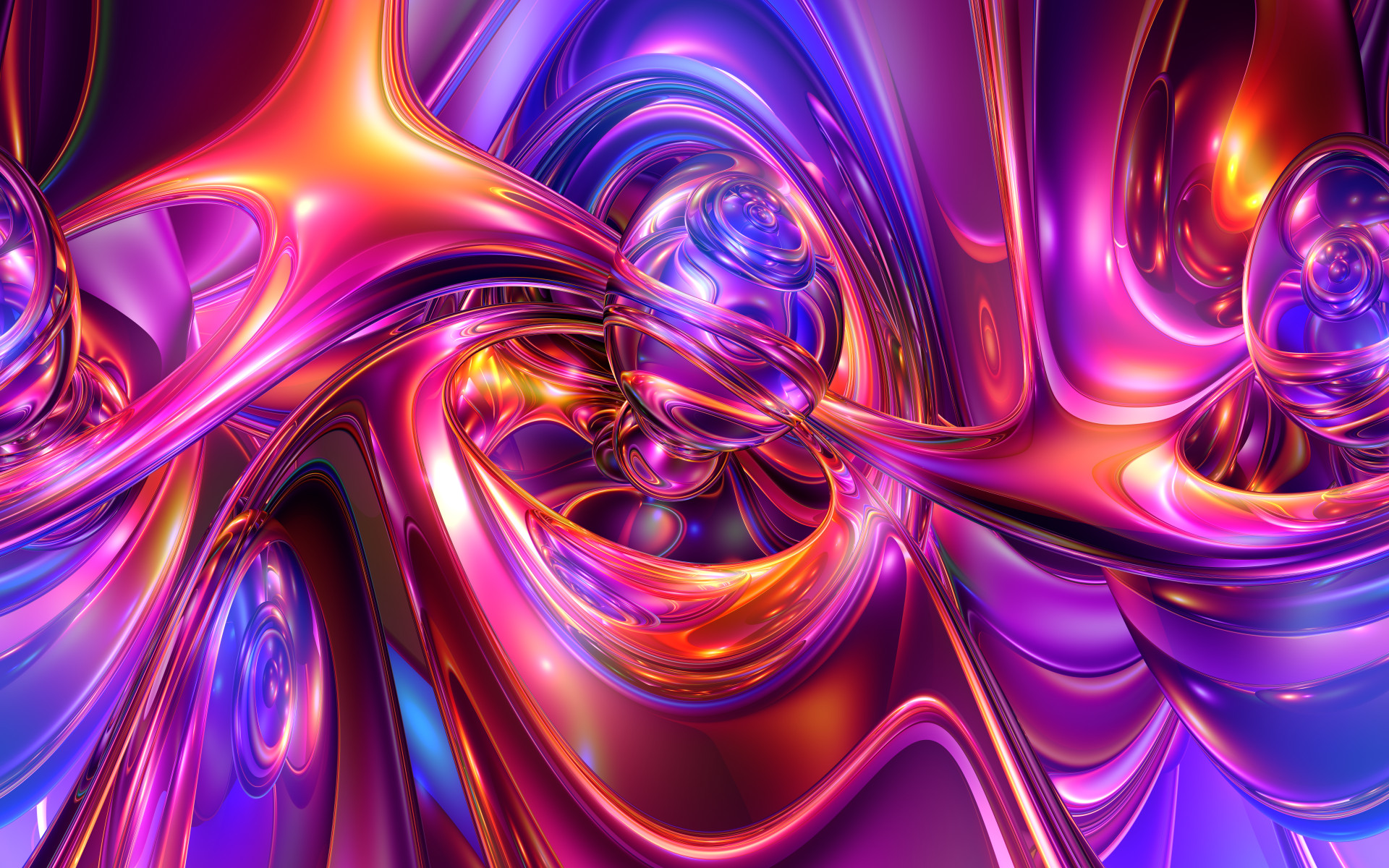 3d, purple, abstract, colorful, swirl, cgi, colors, pink UHD