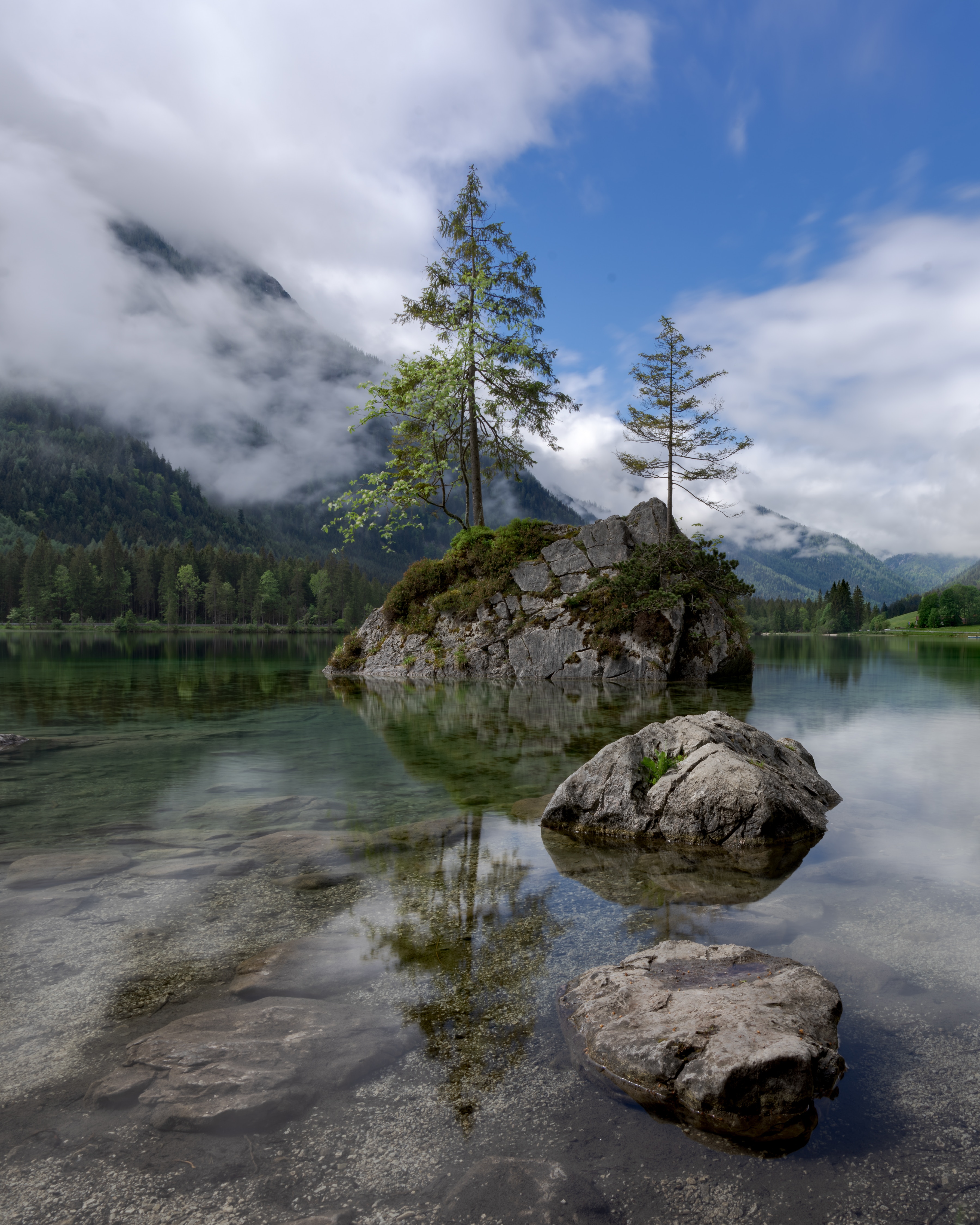 Laden Sie das Natur, Stones, See, Holz, Baum, Mountains, Deutschland-Bild kostenlos auf Ihren PC-Desktop herunter