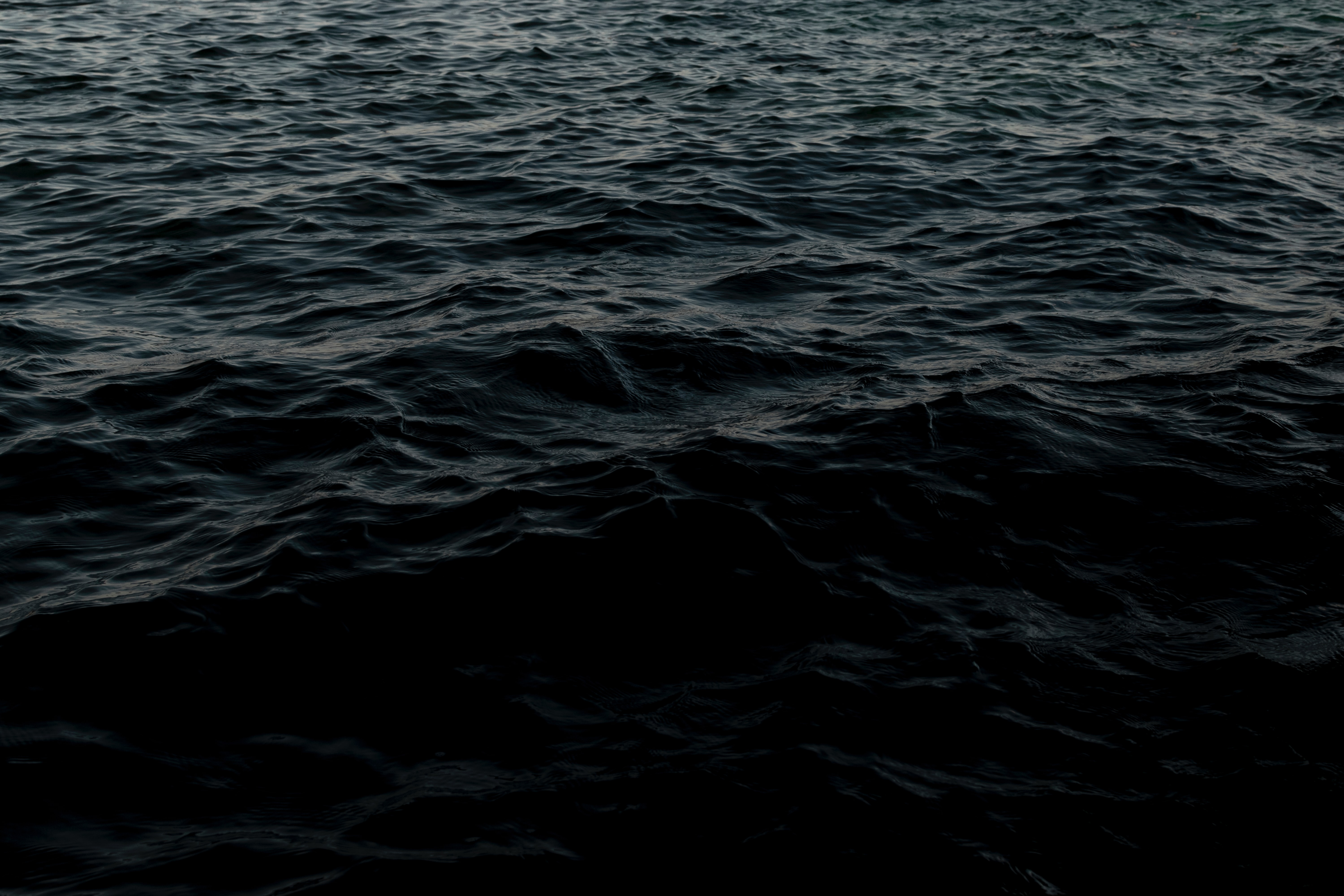 Download mobile wallpaper Ripples, Ripple, Nature, Water, Waves, Dark for free.