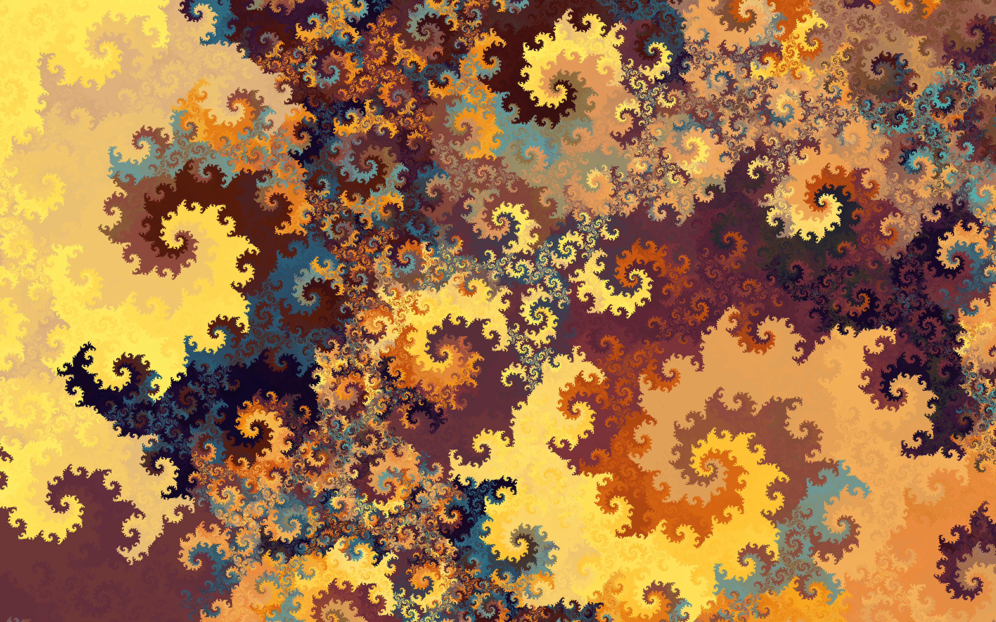 Mobile wallpaper pattern, abstract, fractal, swirl