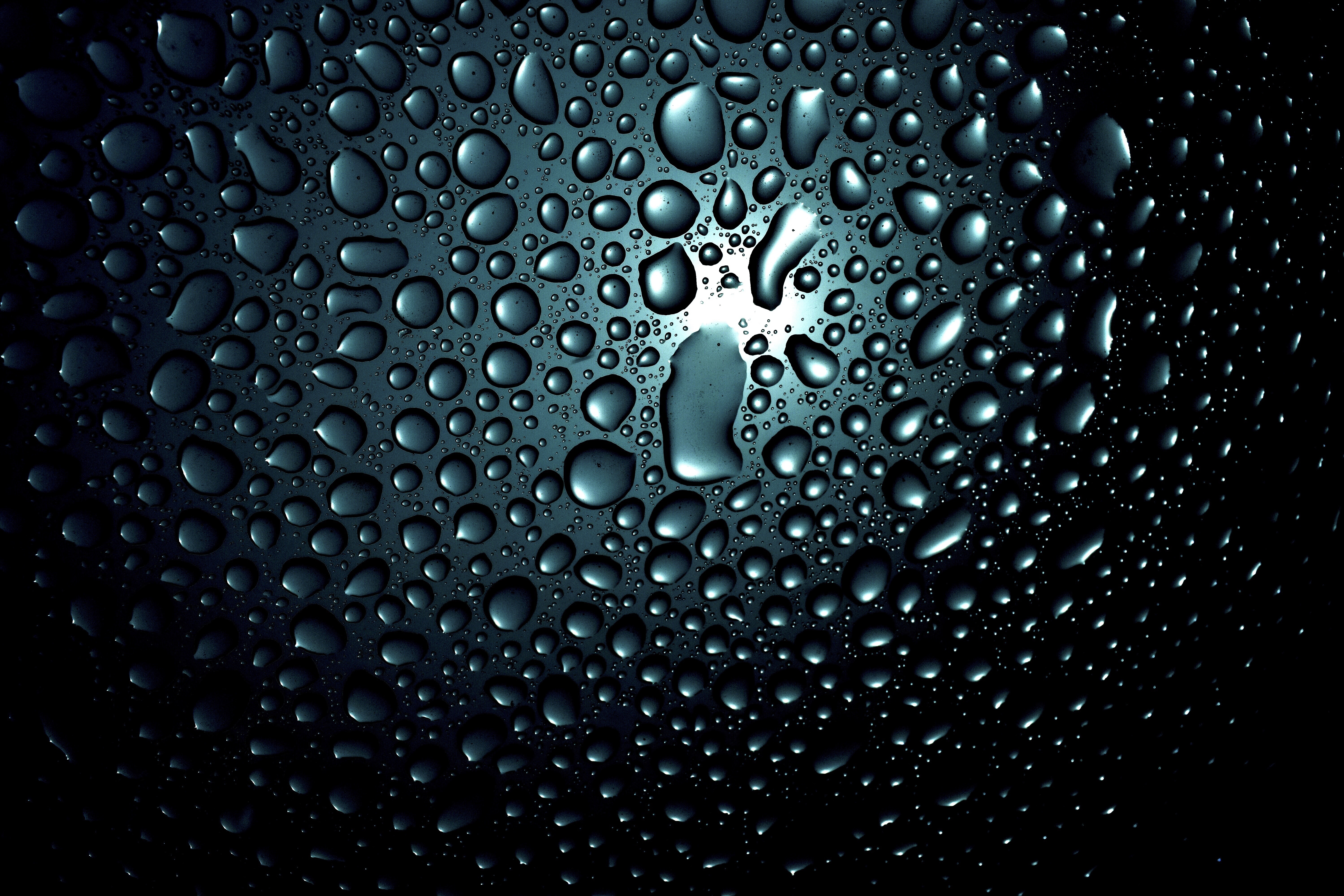 macro, drops, surface, close up iphone wallpaper