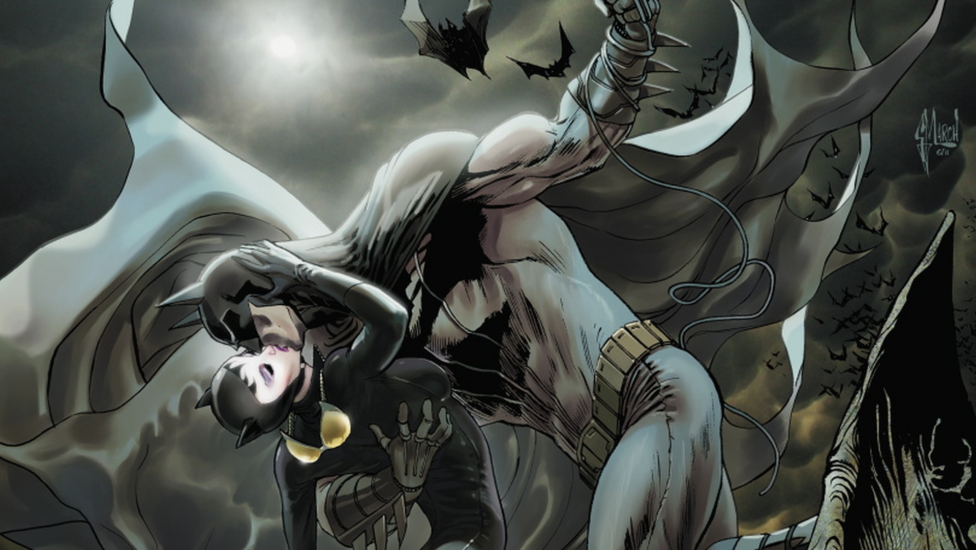 catwoman, batman, comics 8K