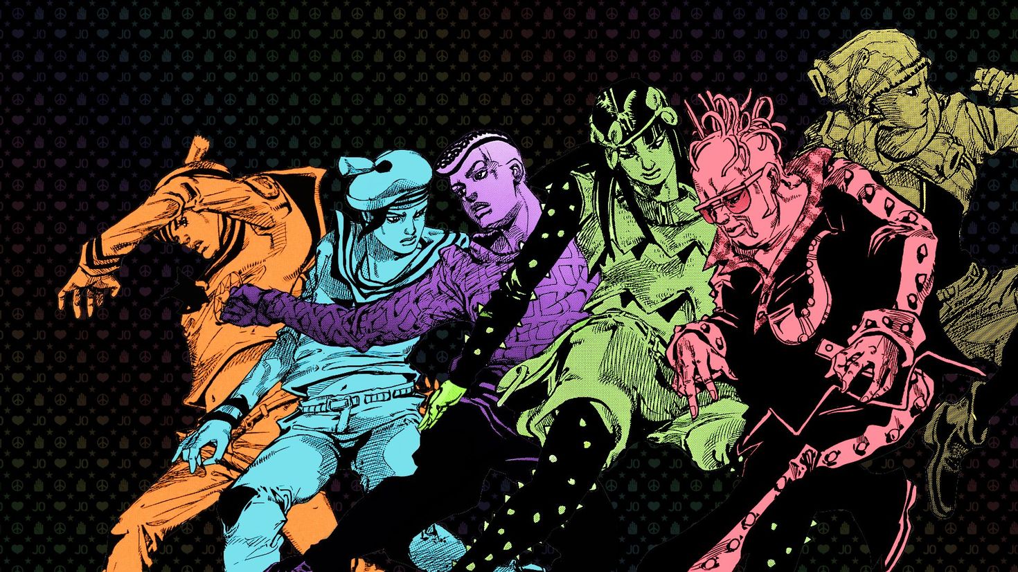 Jojo обои на пк. Jojo s bizarre Adventure обои. Джо Джо обои 1920 1080. Jojo bizarre Adventure фон. Jojo Vento Aureo Wallpaper.