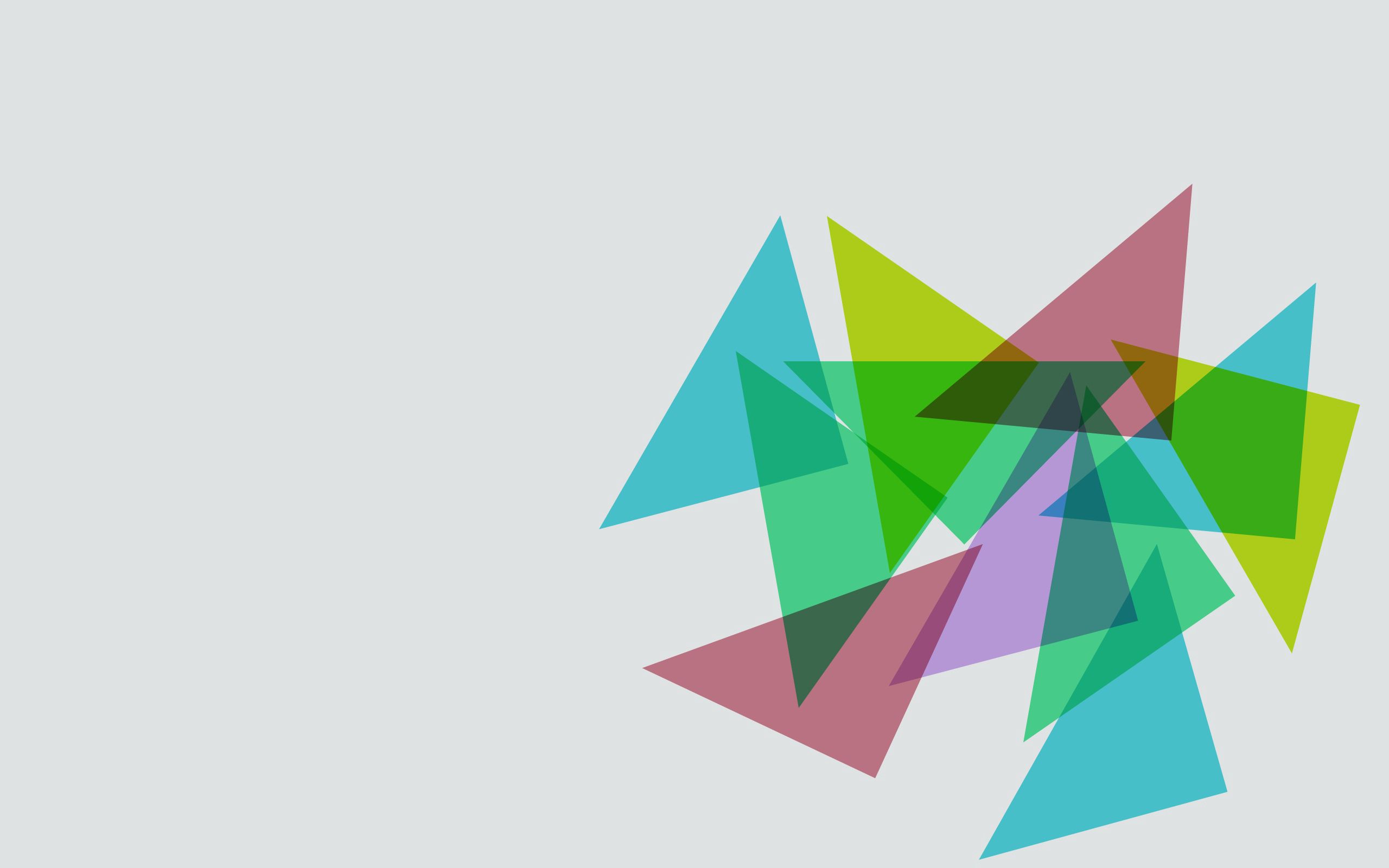 shapes, vector, multicolored, motley, shape, triangles QHD