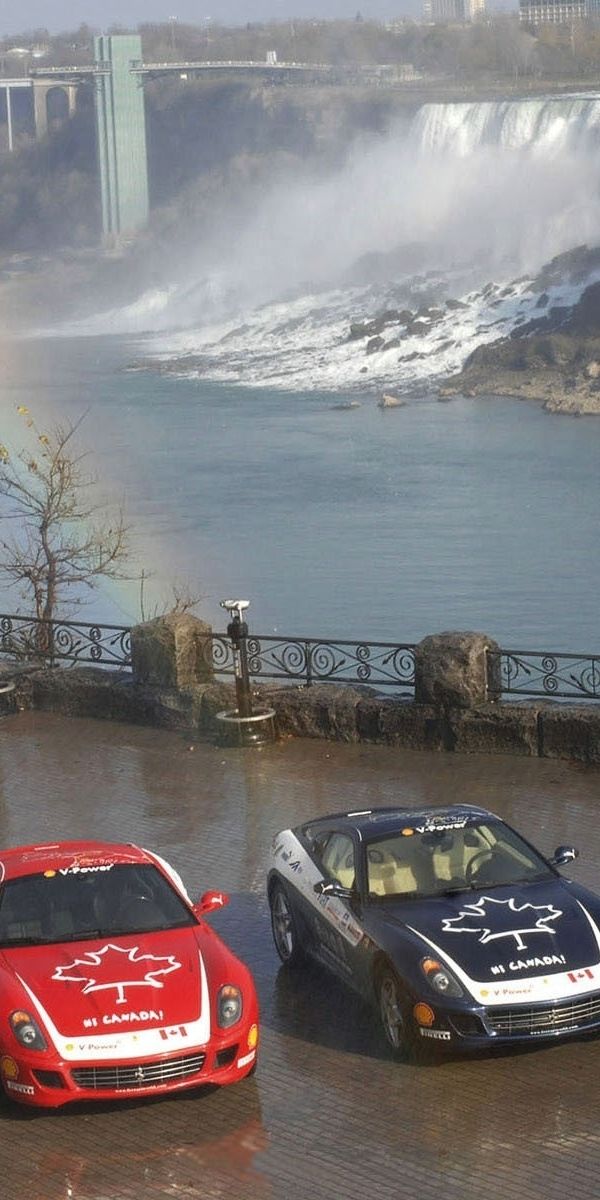 Автомобиль водопад. Водопады и машины.