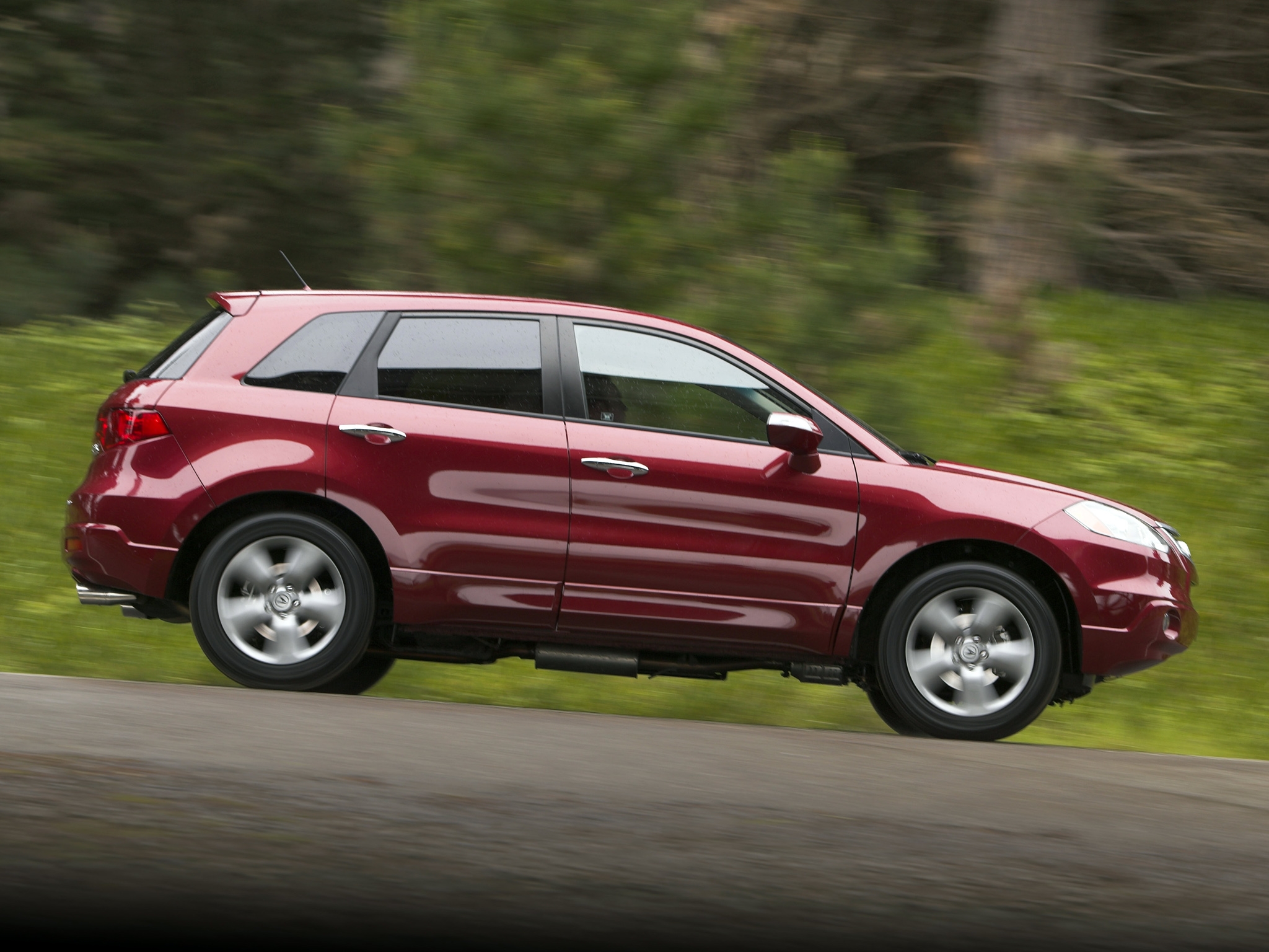 speed, auto, nature, acura, cars, red, jeep, side view, akura, rdx High Definition image