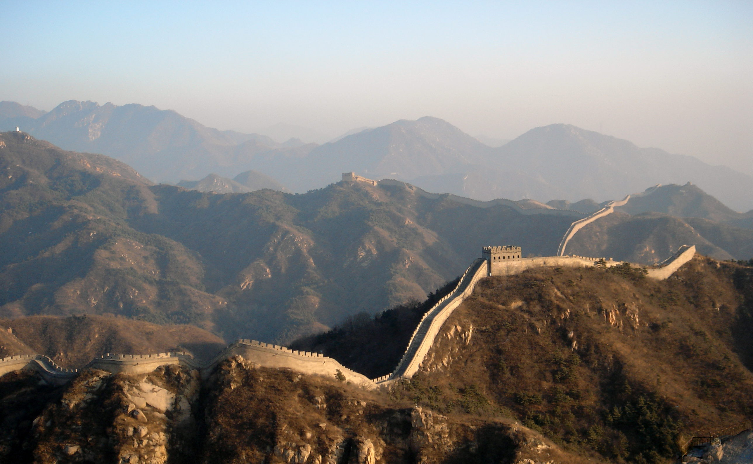 Великая китайская стена с космоса фото