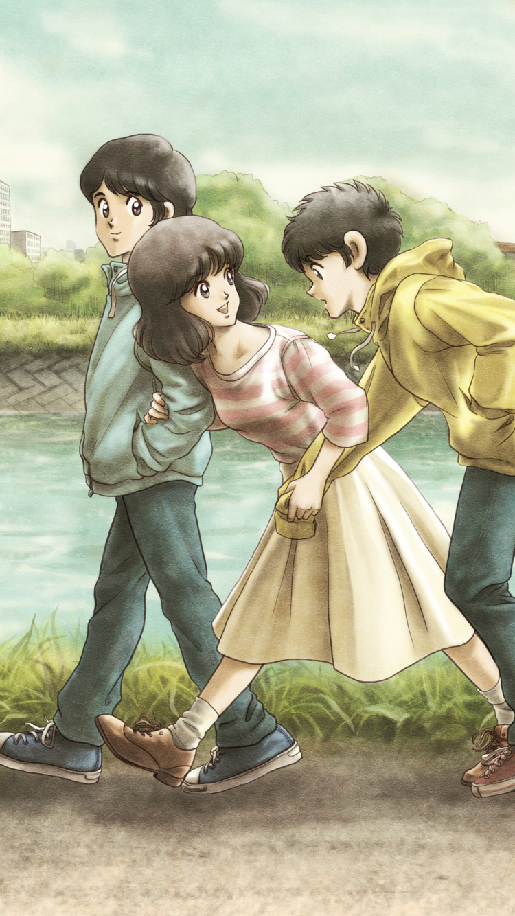 Download mobile wallpaper Anime, Touch, Kazuya Uesugi, Minami Asakura, Tatsuya Uesugi for free.