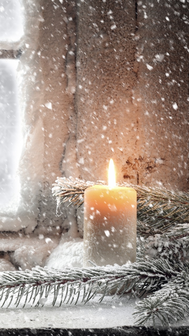Beautiful Lighting Candles With Decoration HD Christmas Wallpaper Desktop  Wallpapers | HD Wallpapers | ID #55740