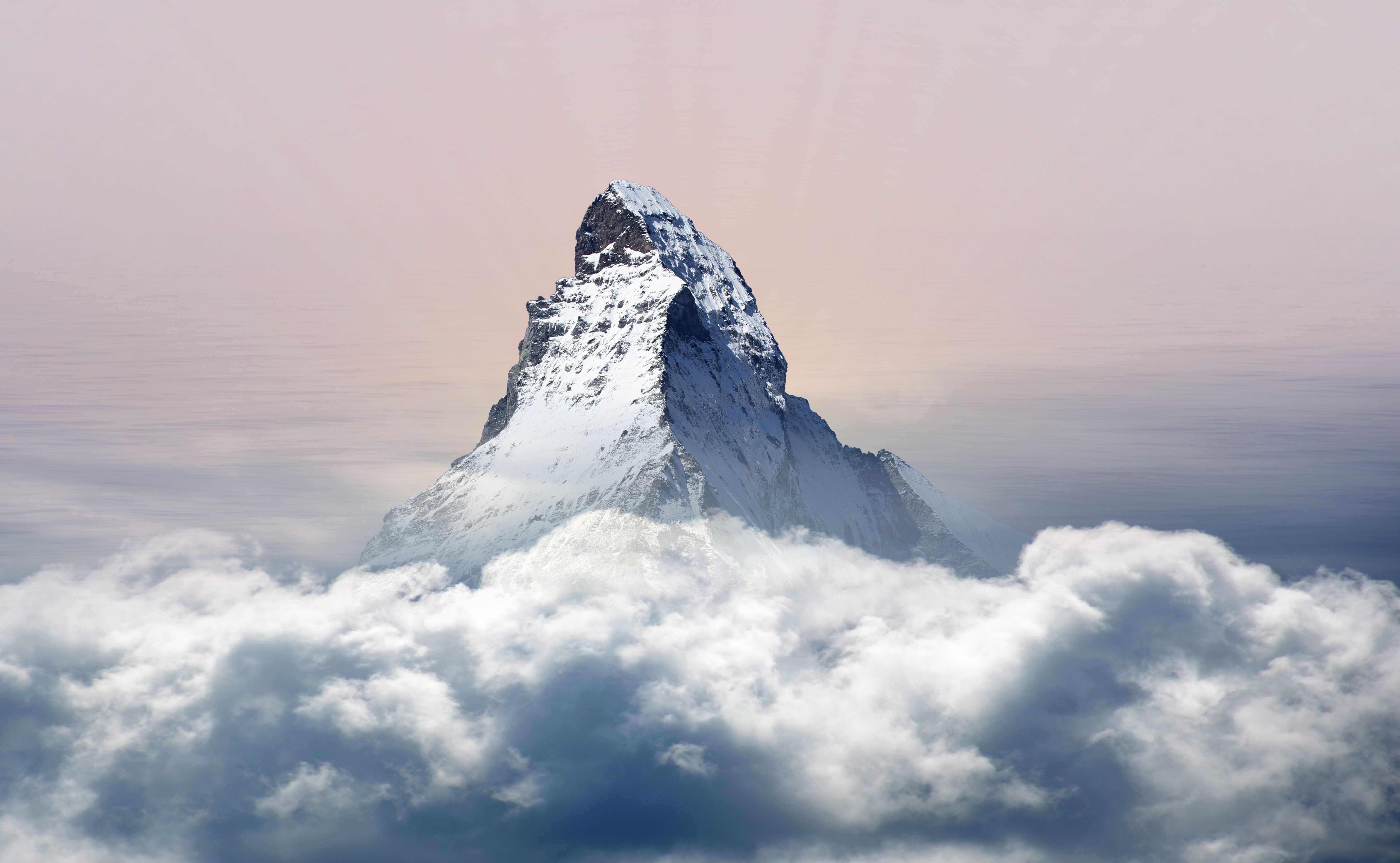 Laden Sie das Natur, Berg, Scheitel, Nach Oben, Gipfel, Höhepunkt, Schneebedeckt, Snowbound, Clouds-Bild kostenlos auf Ihren PC-Desktop herunter