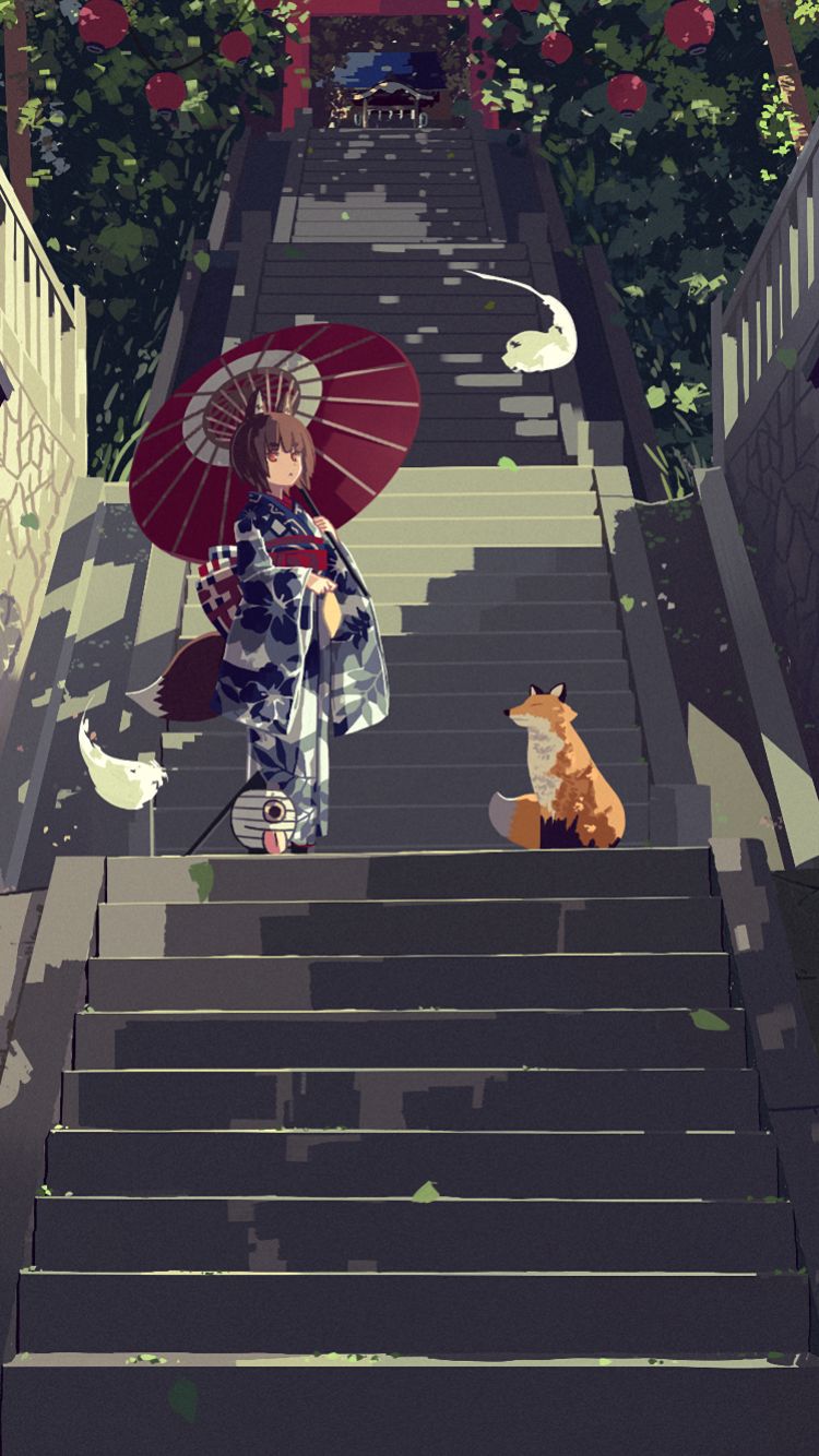anime stairs on Tumblr
