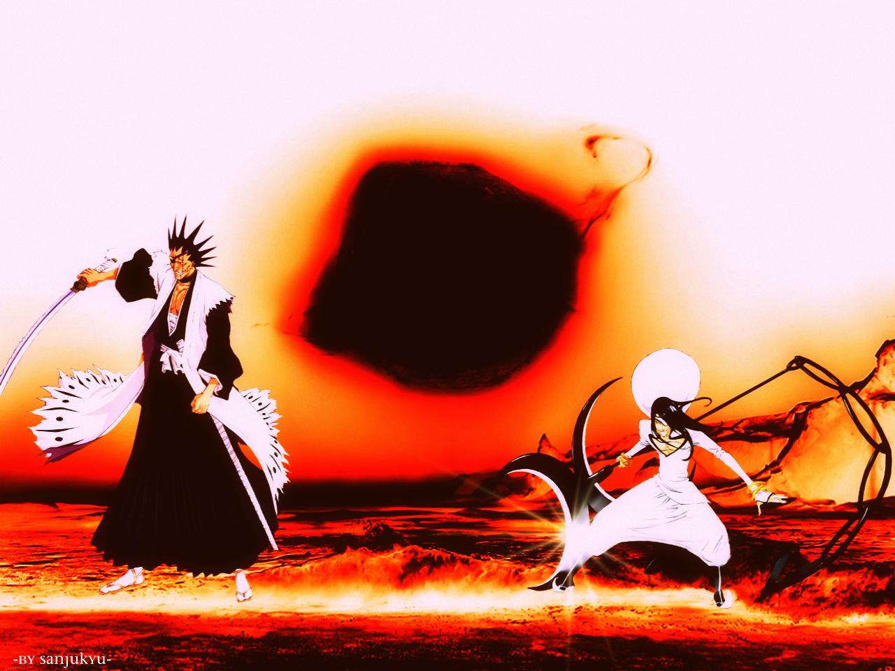 Bleach Kenpachi Vs Nnoitra