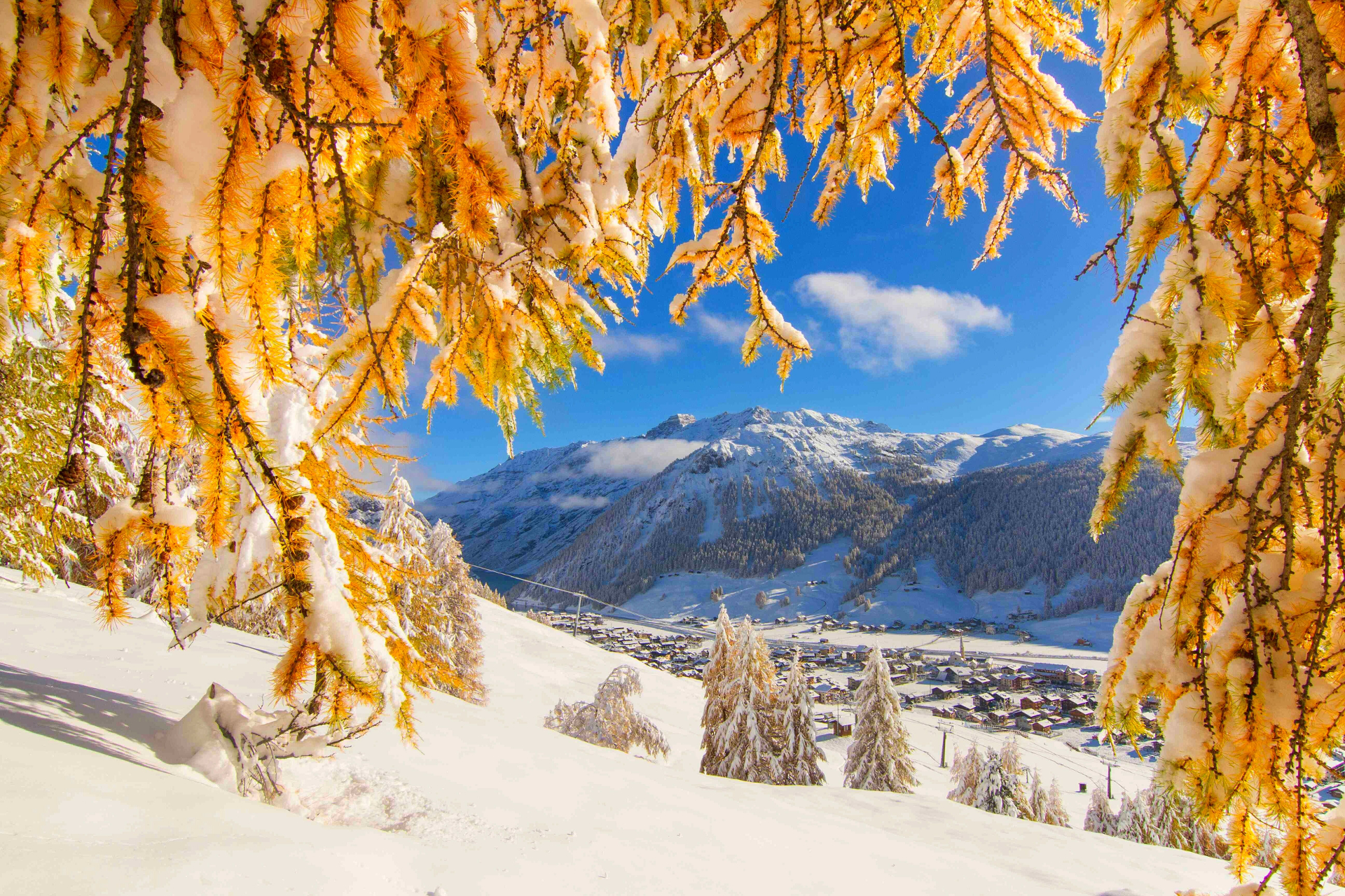 красивые фото с гор зимой