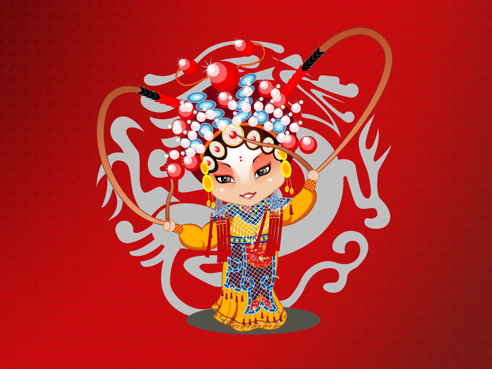 Peking Opera Lock Screen Mobile