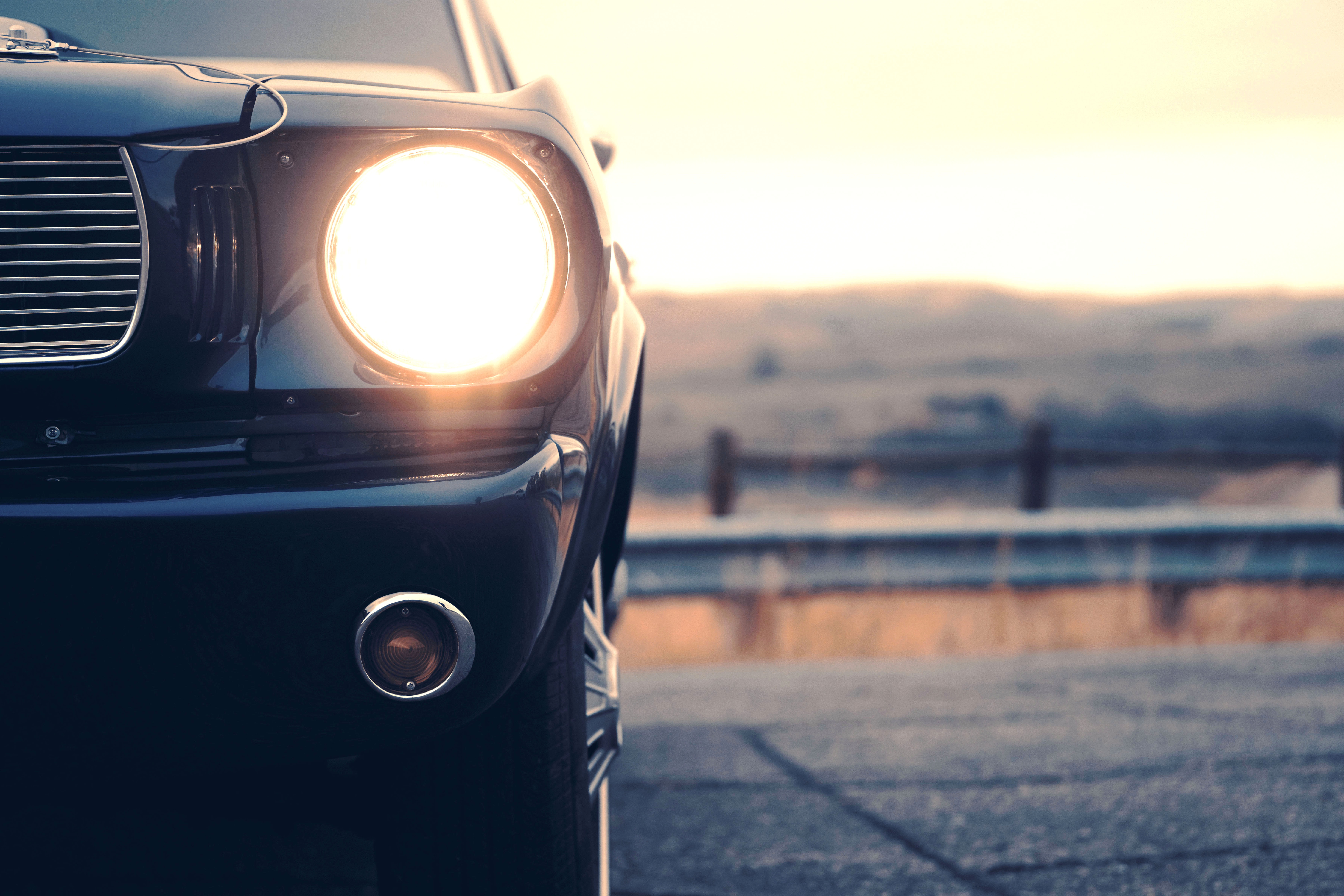 Download mobile wallpaper Machine, Shine, Car, Cars, Front View, Light, Headlight for free.