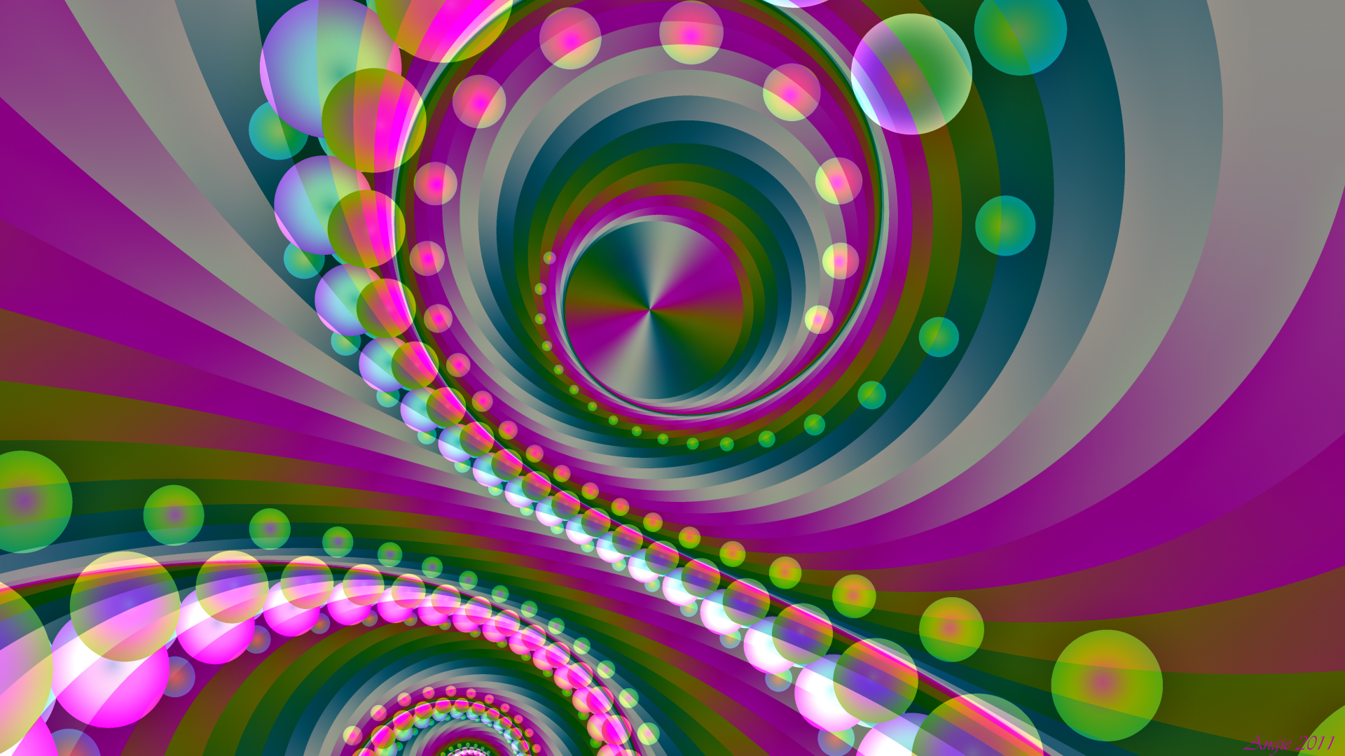 abstract, swirl, circle, colorful, colors, spiral 5K