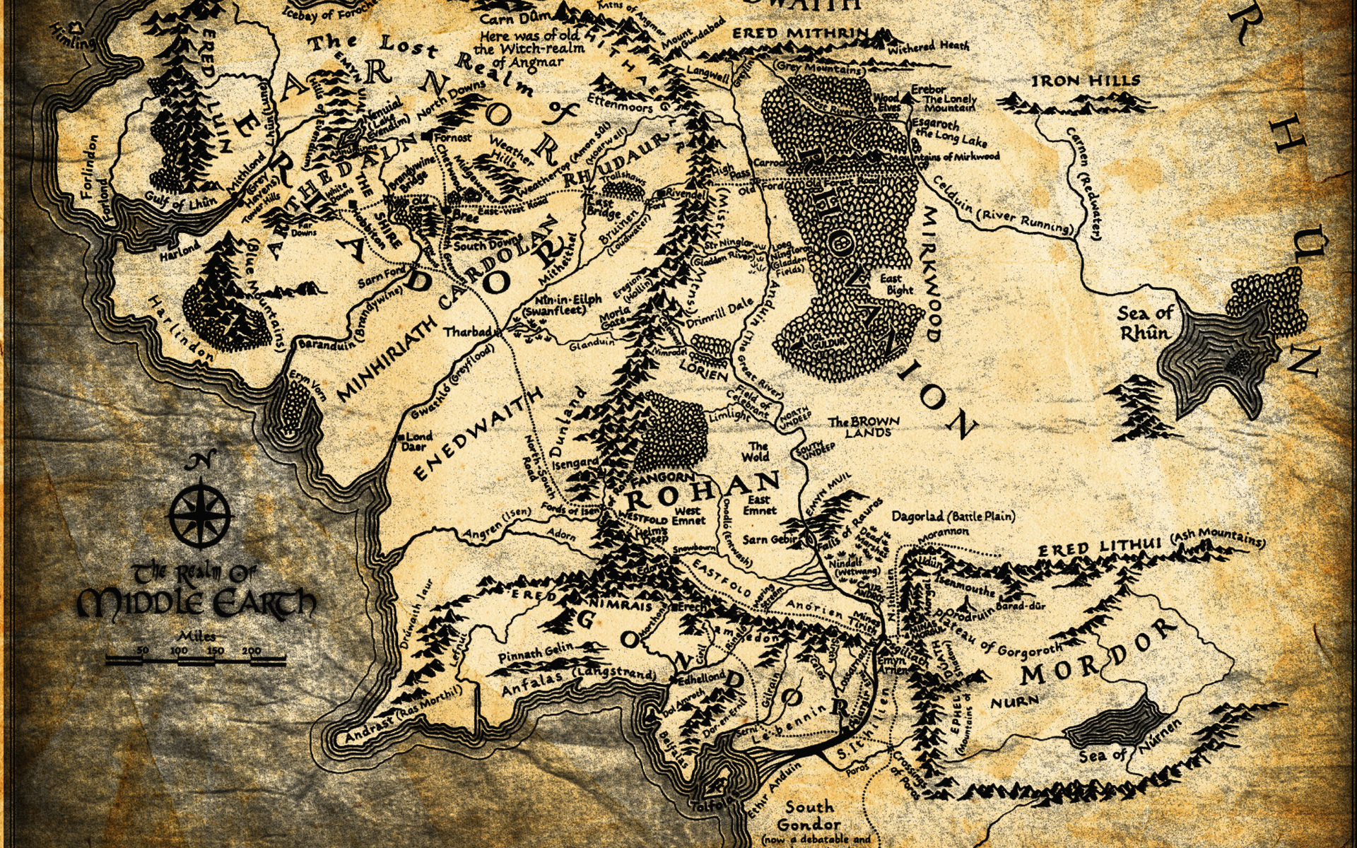 lord of the rings, map, fantasy, the lord of the rings HD wallpaper