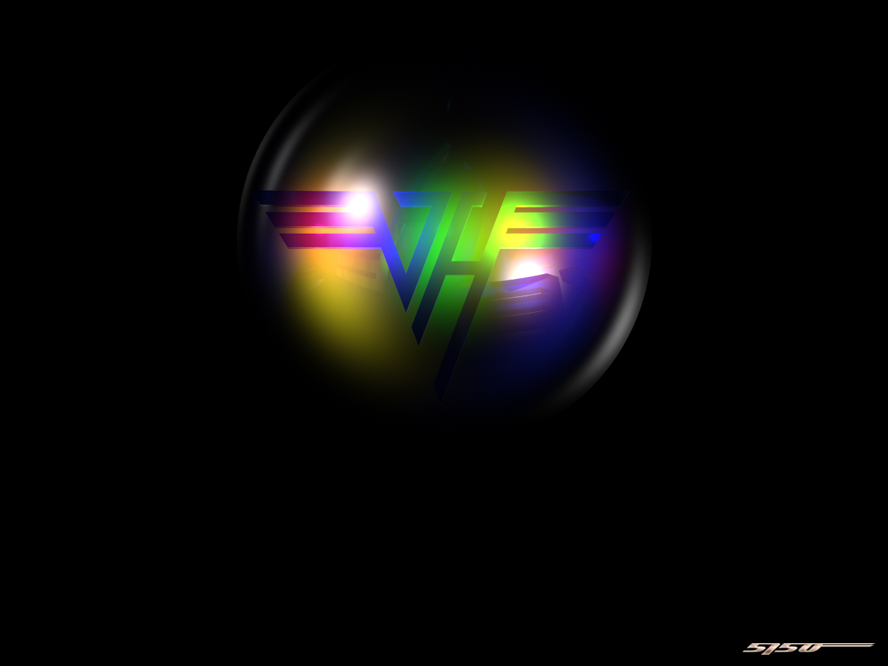 Van Halen Vertical Background