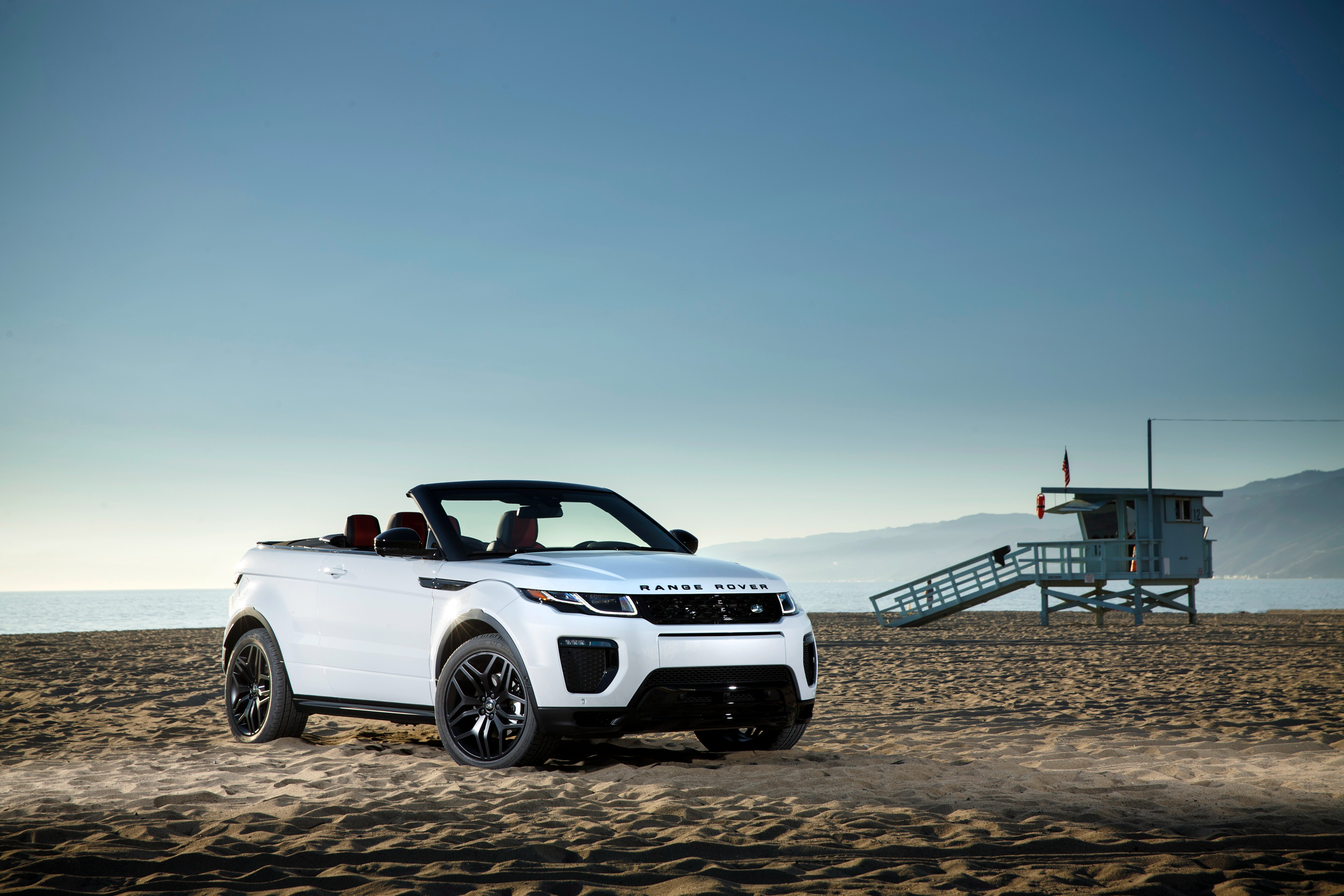 range rover, side view, land rover, cars, evoque Phone Background