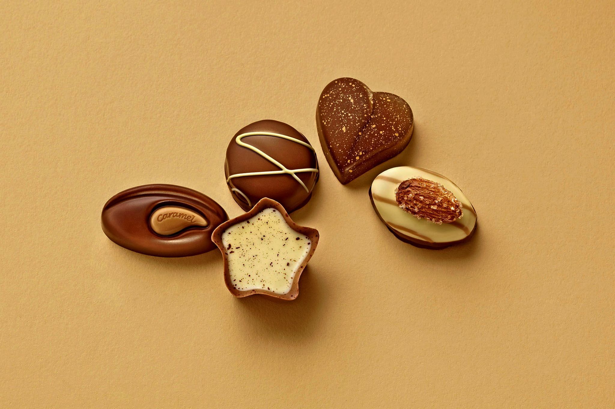 food, chocolate, almond, candy