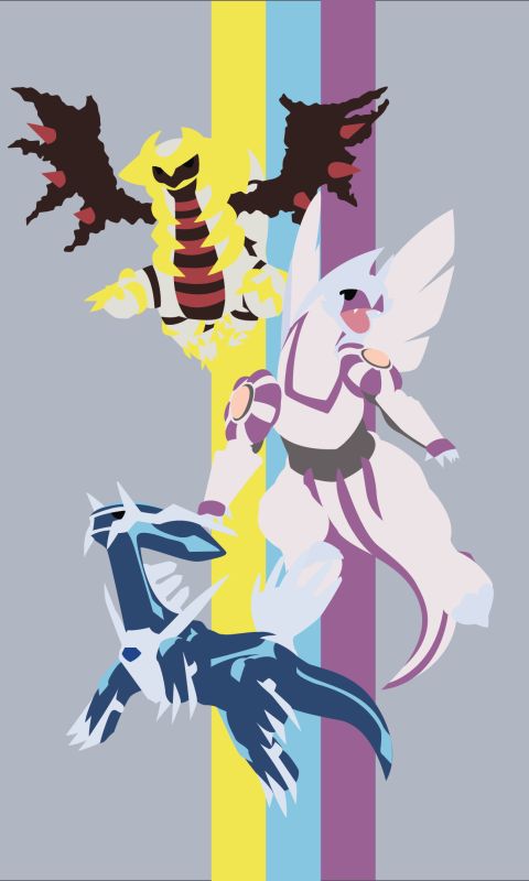 Mobile wallpaper: Anime, Pokémon, Giratina (Pokémon), Dialga