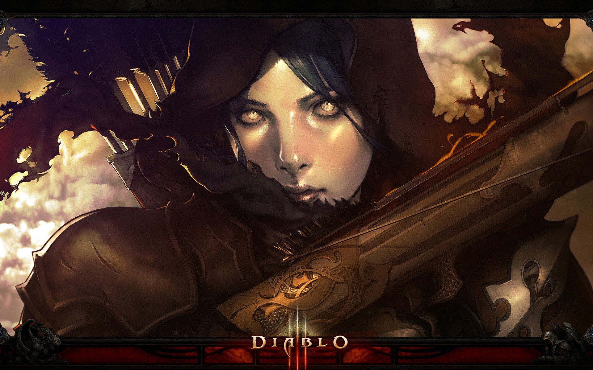 diablo, video game, diablo iii, demon hunter (diablo iii) Full HD