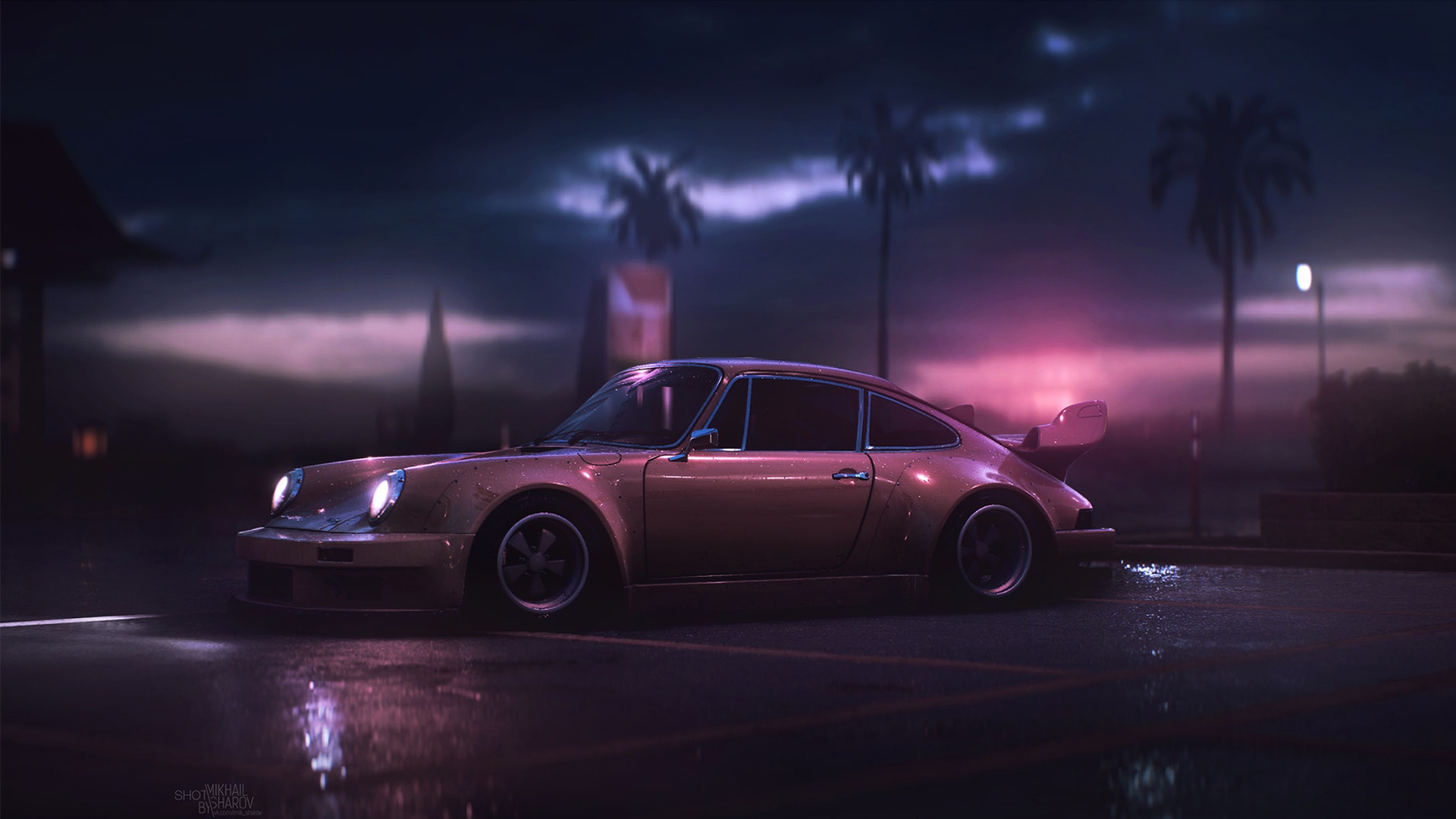 Порше 911 Neon