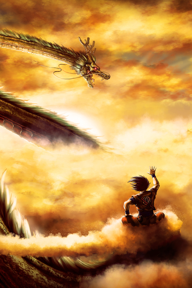 Download mobile wallpaper Anime, Dragon Ball Z, Dragon Ball, Goku, Shenron (Dragon Ball) for free.