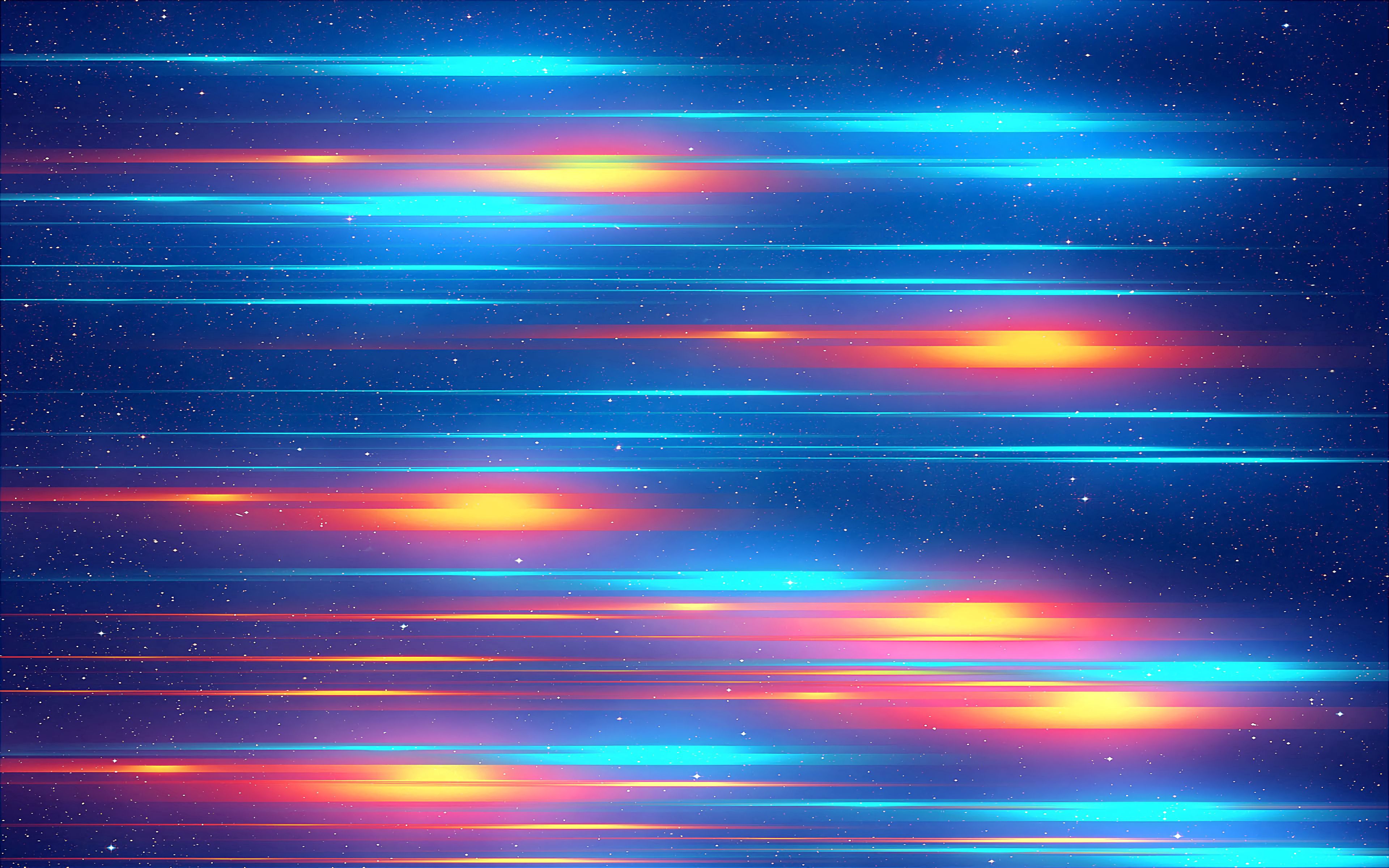 Free download wallpaper Bright, Streaks, Motley, Stripes, Glow, Multicolored, Abstract on your PC desktop