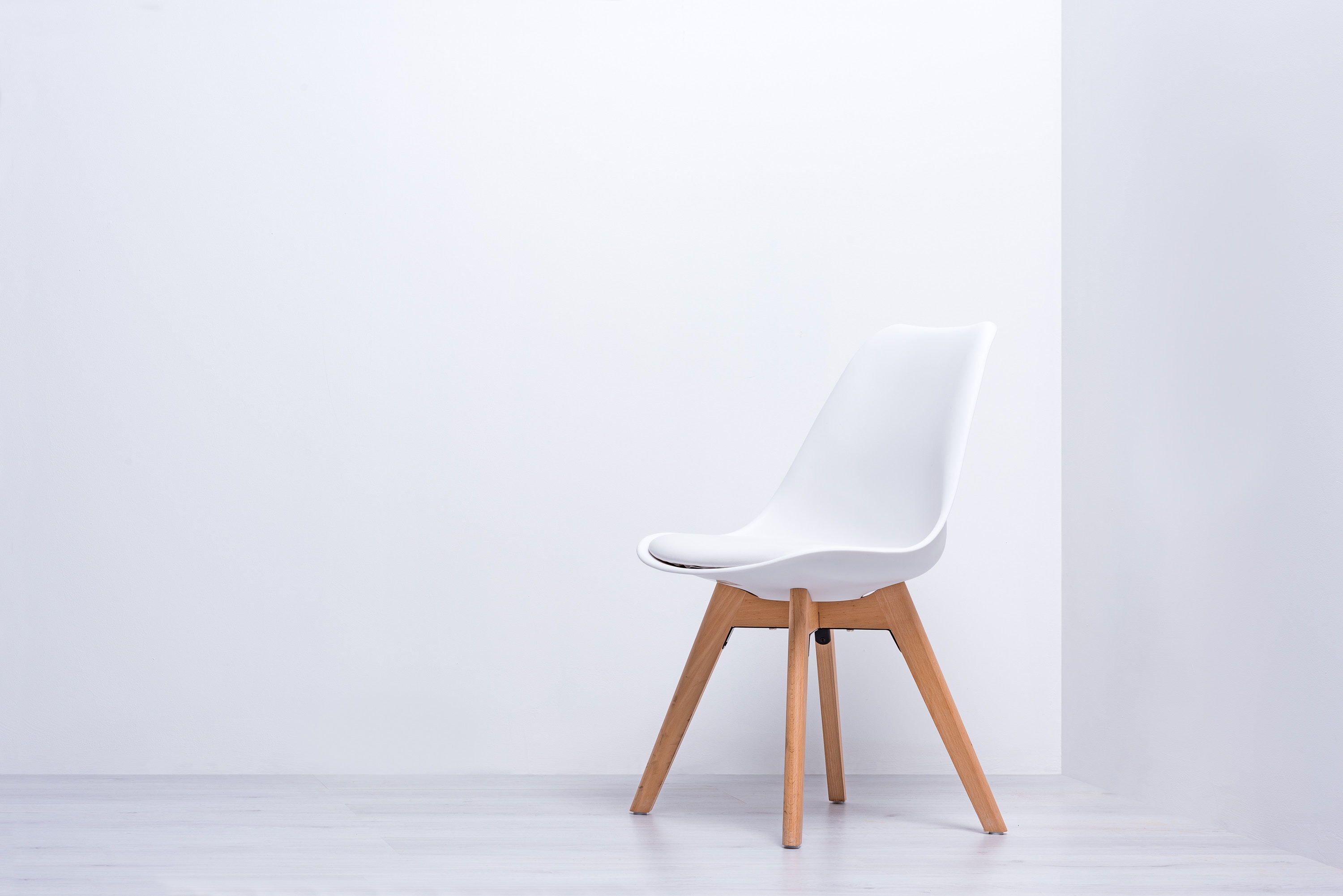 Download mobile wallpaper Chair, Wall, Minimalism for free.