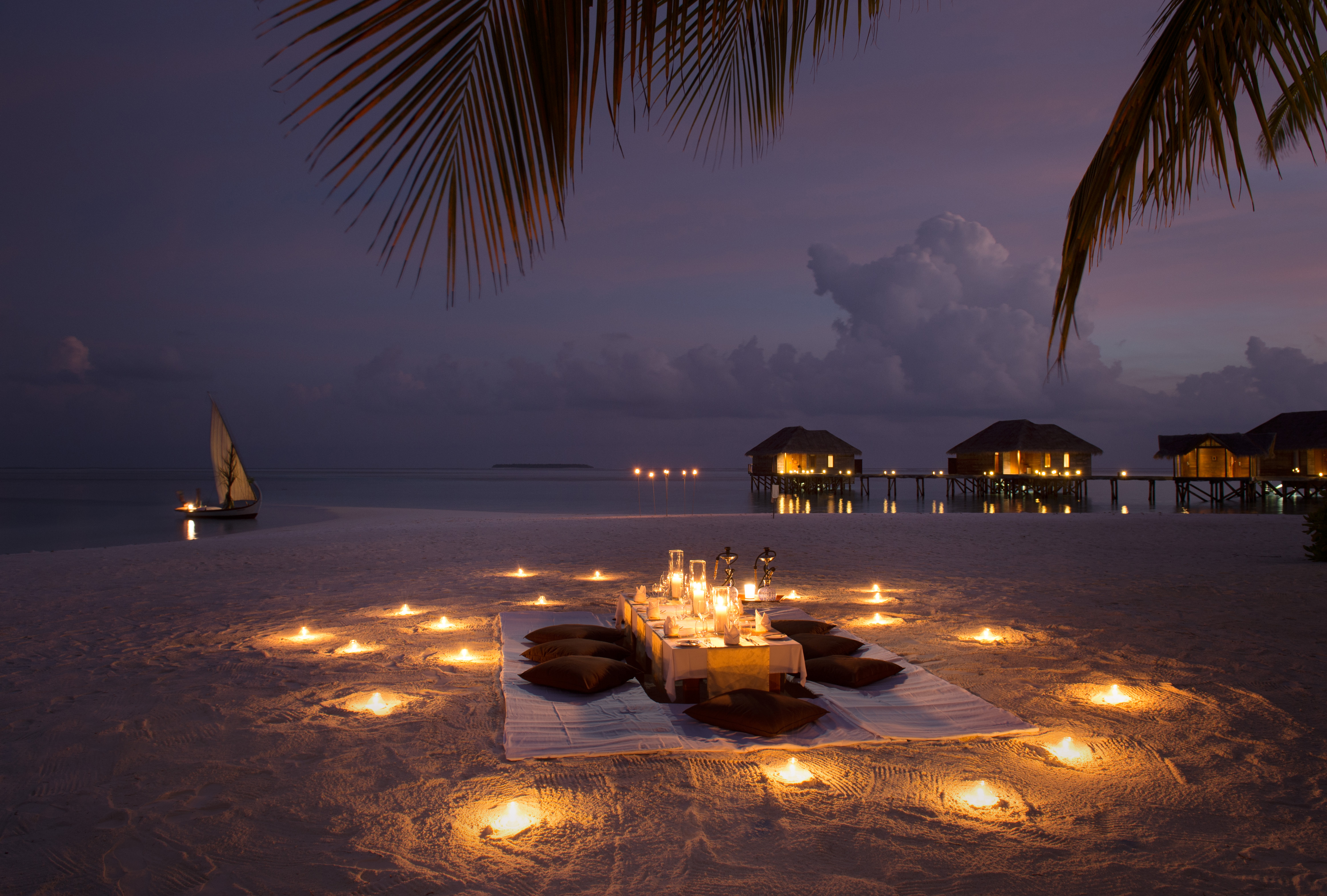 Закаты в Conrad Maldives Rangali