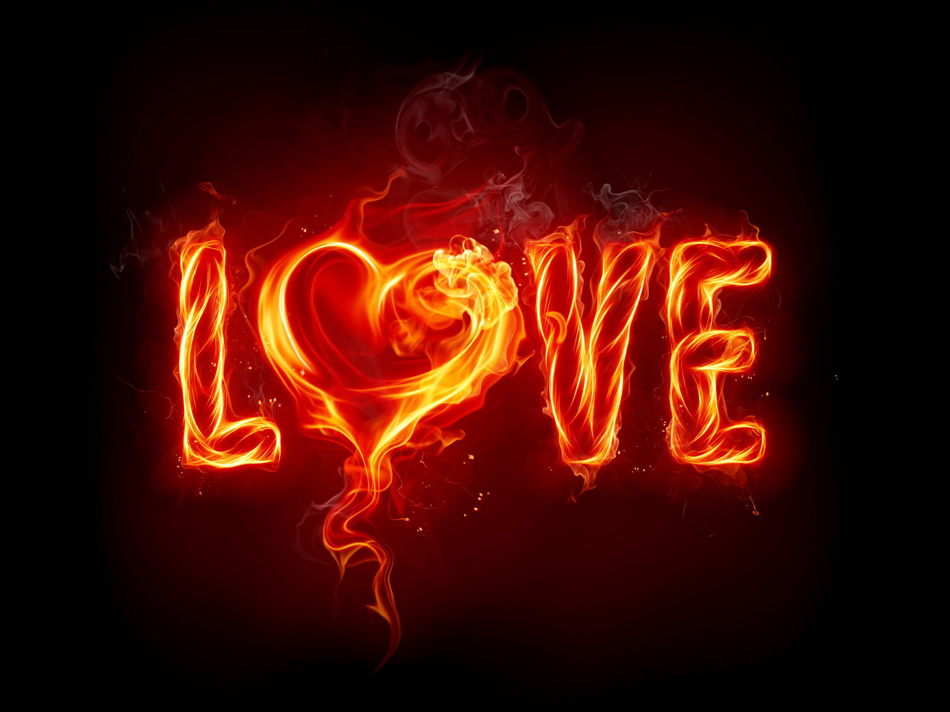 love, artistic, fire HD wallpaper