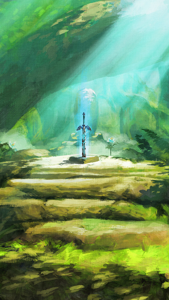 master sword, video game, the legend of zelda: breath of the wild, zelda
