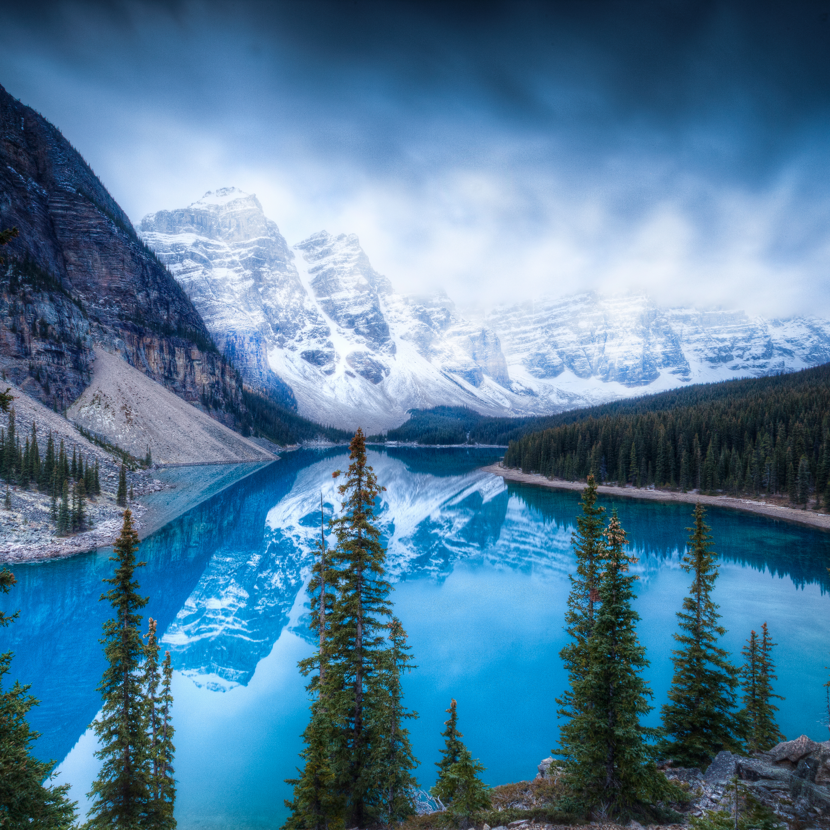 android valley of ten peaks, moraine lake, earth, banff national park, reflection, alberta, canadian rockies, canada, mountain, lake, lakes