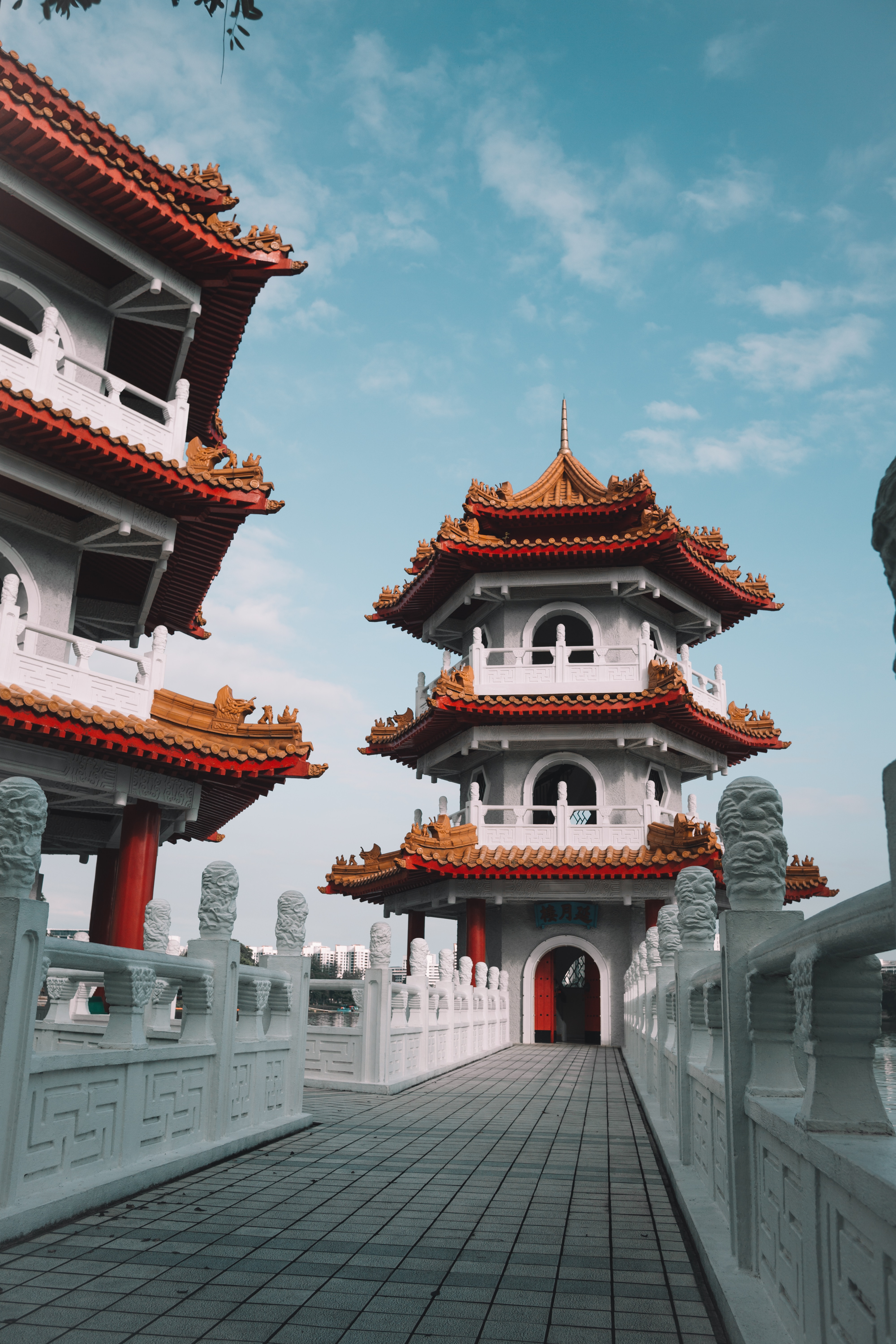 Скачать картинку Пагода, Восточный, Здание, Города, Архитектура, Храм в телефон бесплатно.