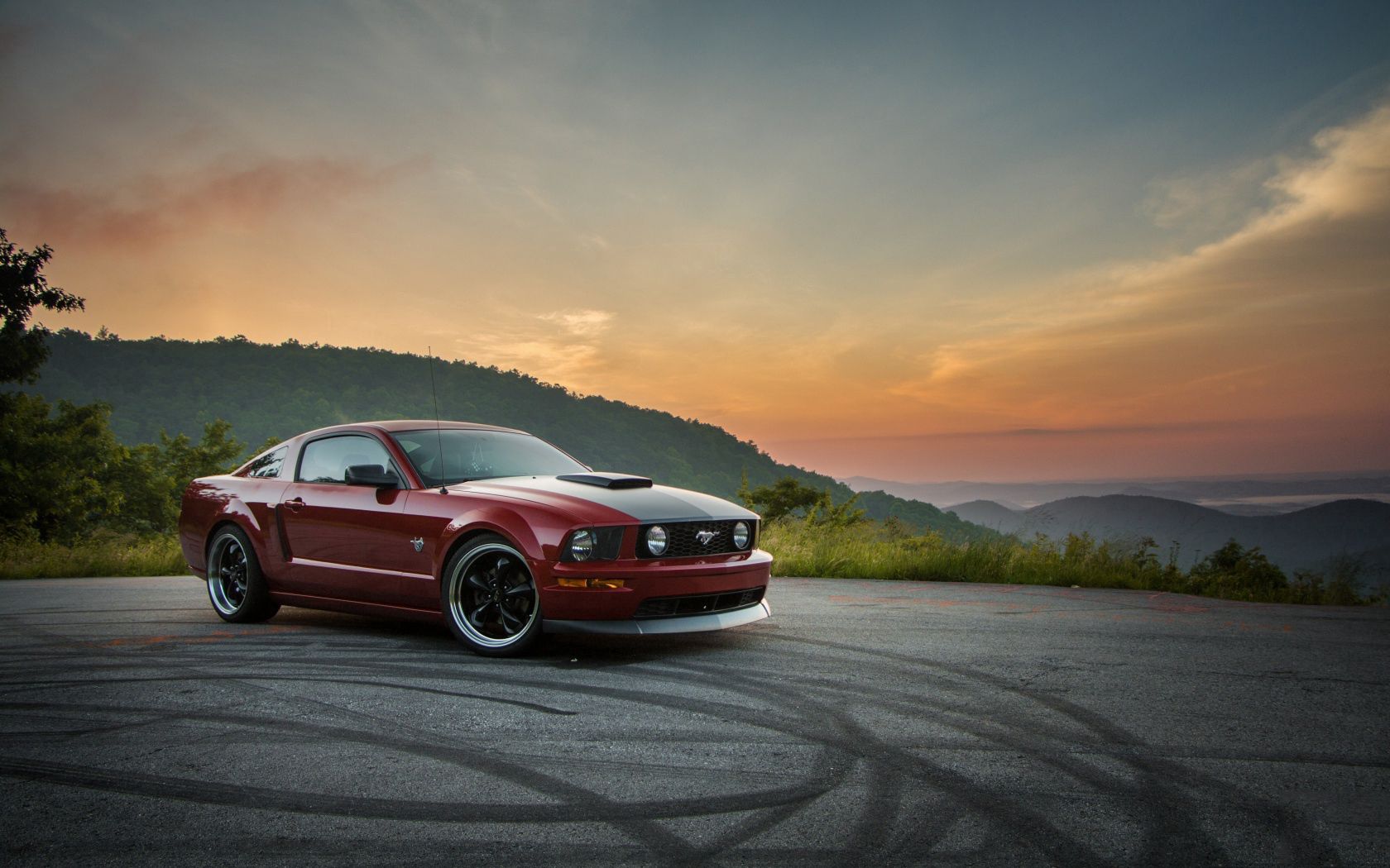 ford mustang, cars, side view, gt