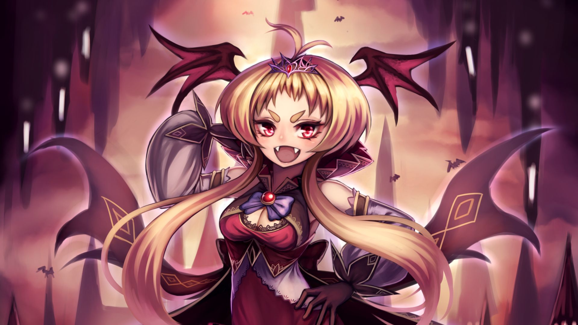 anime girl with cute demon wings Picture #122612060 | Blingee.com