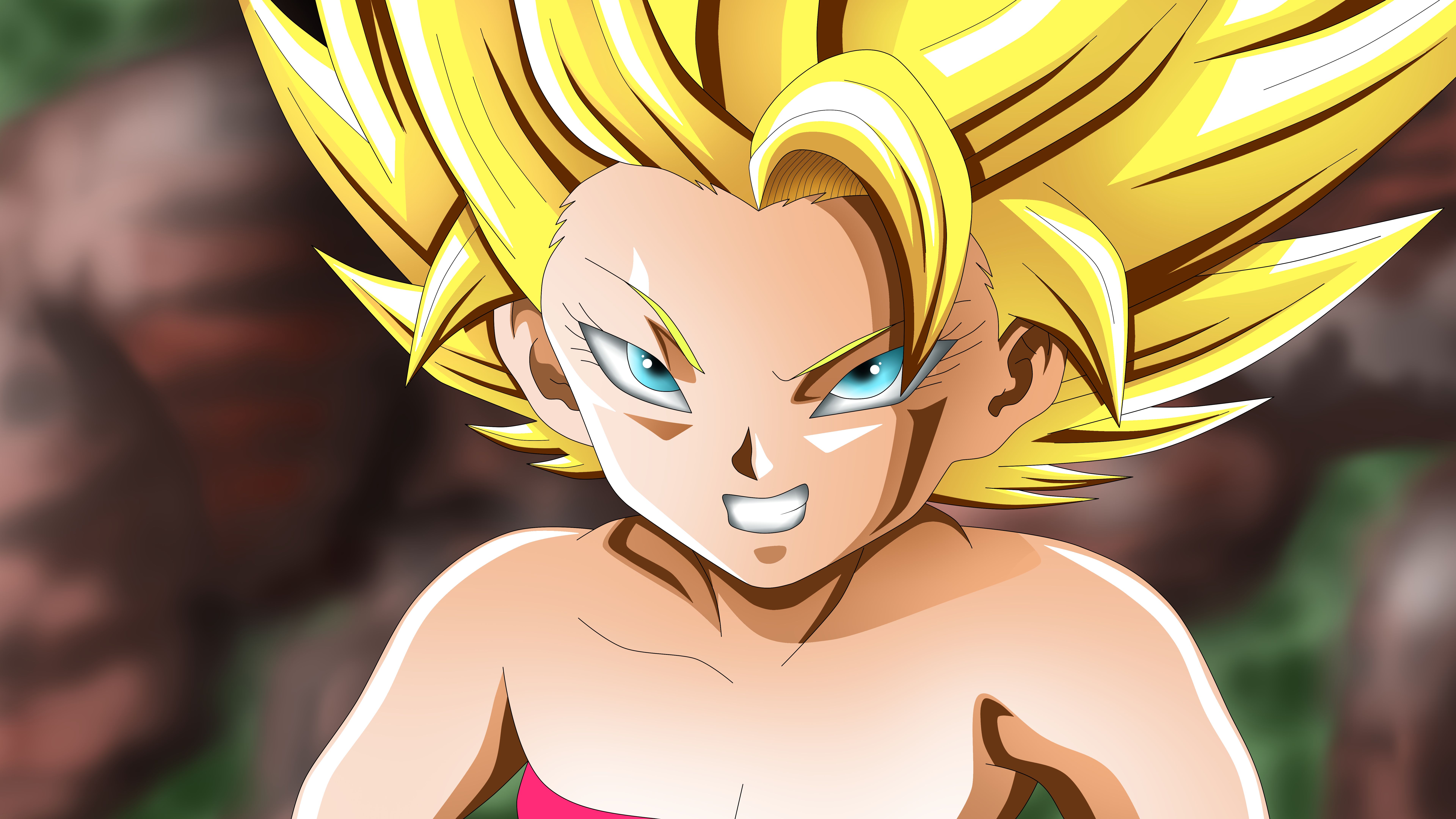 Son Guko HD wallpaper Dragon Ball Dragon Ball Super Caulifla (Dragon Ball)  #Goku #1080P #wallpaper #hdwall… | Dragon ball wallpapers, Dragon ball,  Dragon ball super