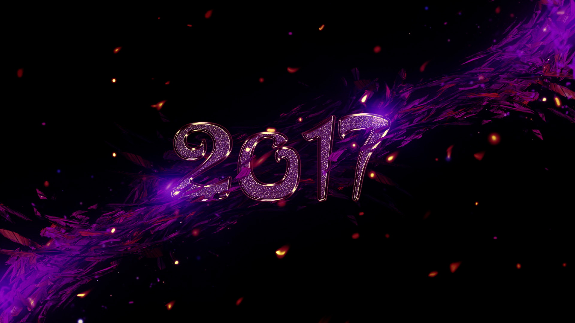 805994 завантажити шпалери свято, новий рік 2017, новий рік, фіолетовий - заставки і картинки безкоштовно
