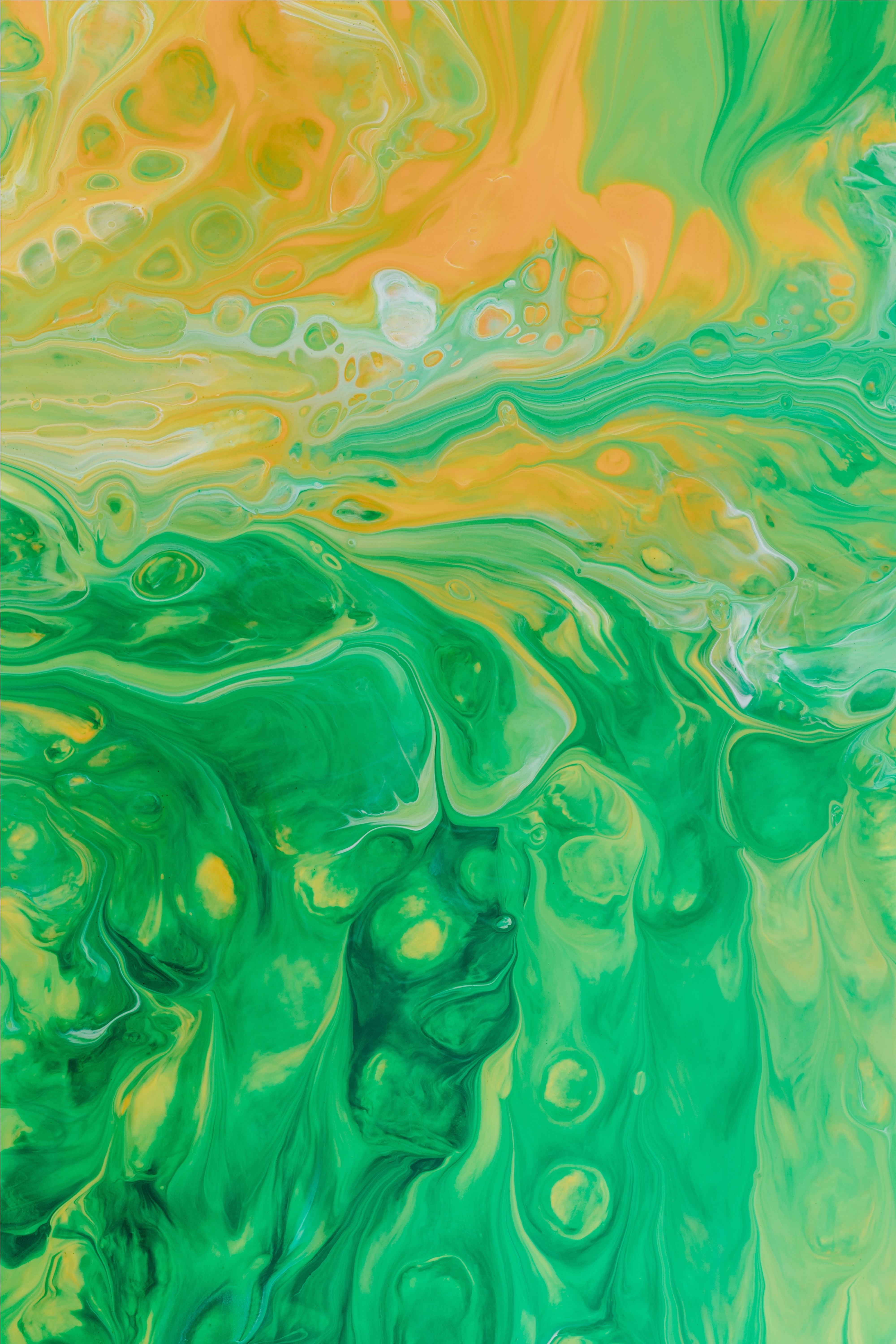 divorces, paint, abstract, green, light, light coloured, stains, spots Full HD