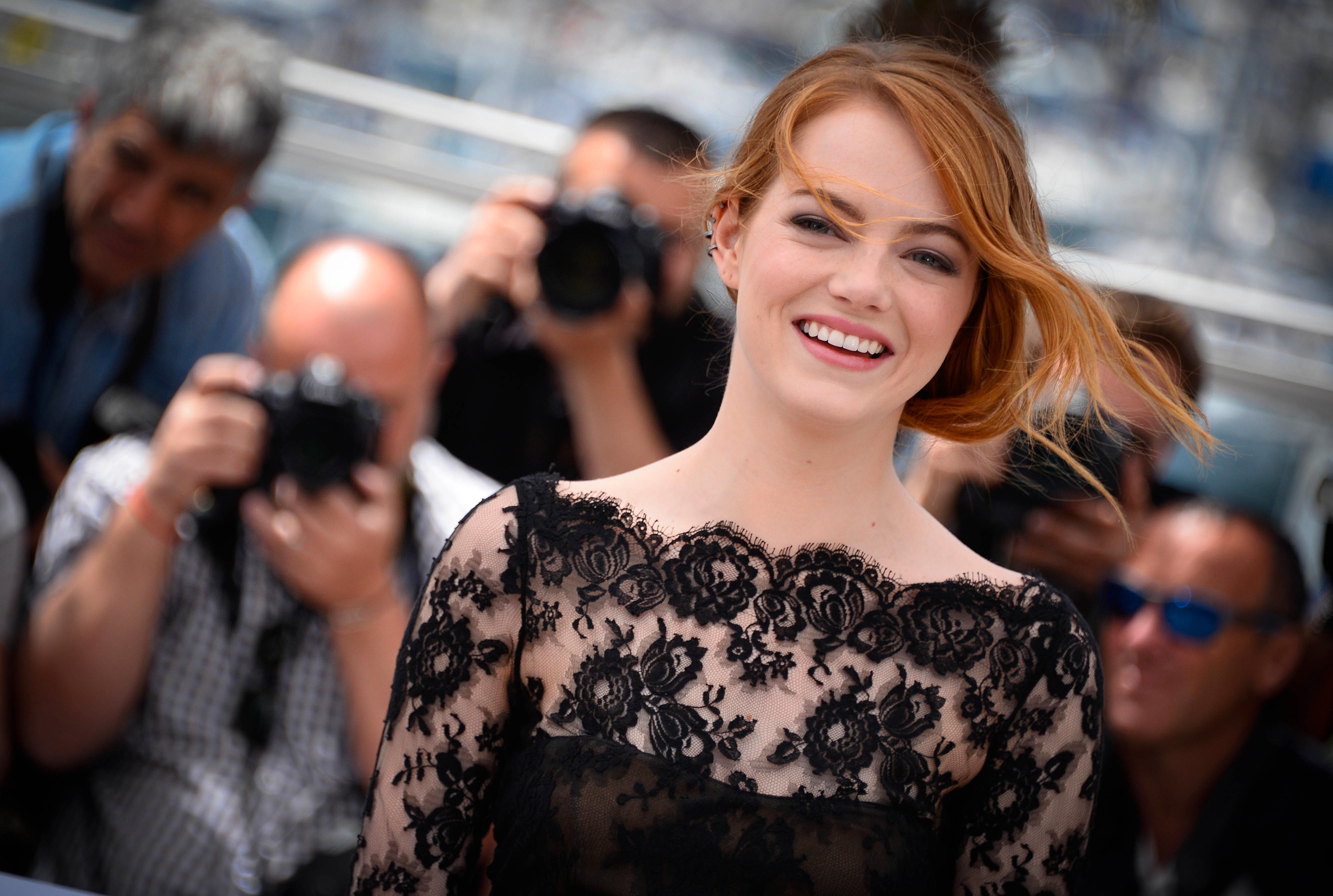 american, celebrity, emma stone, actress, redhead, smile High Definition image