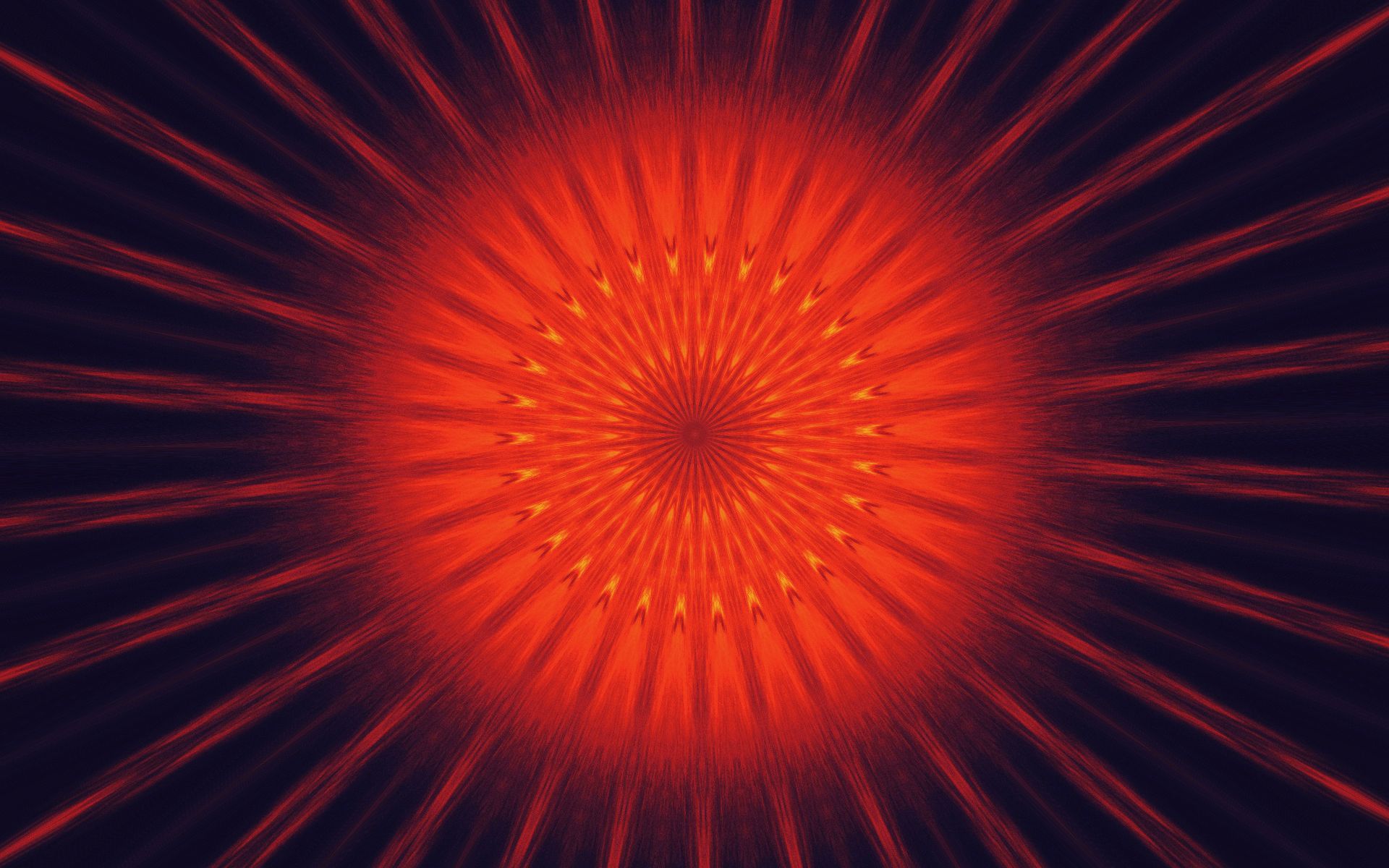 kaleidoscope, abstract, red, circle, lines