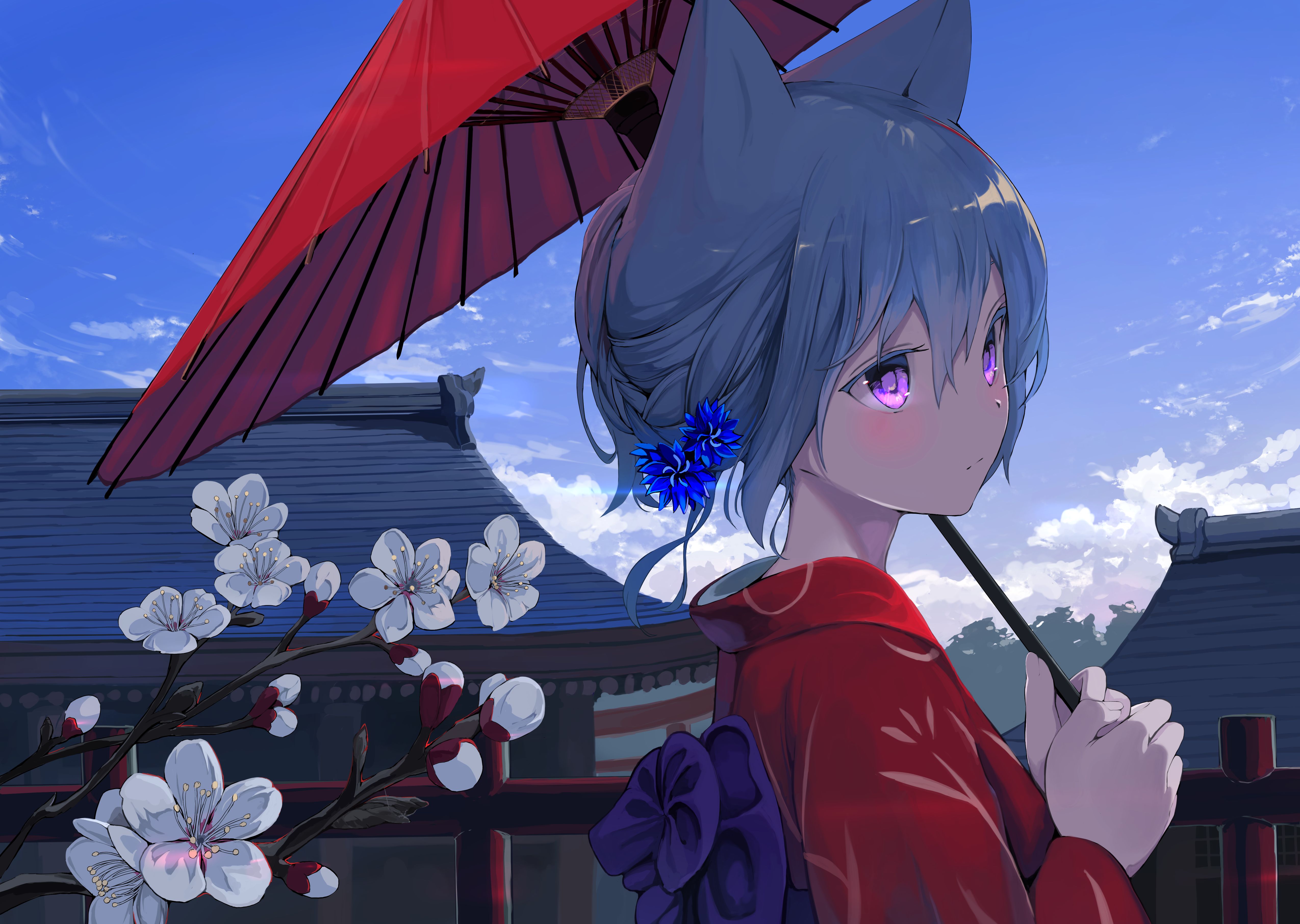 Anime Girl With Red Eyes Background, Good Anime Profile Pictures, Profile,  Animal Background Image And Wallpaper for Free Download