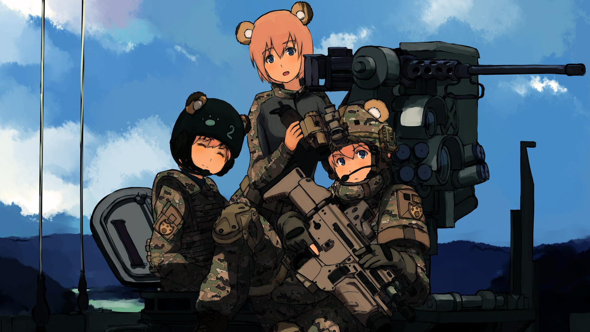 Anime Soldier Desktop Wallpaper