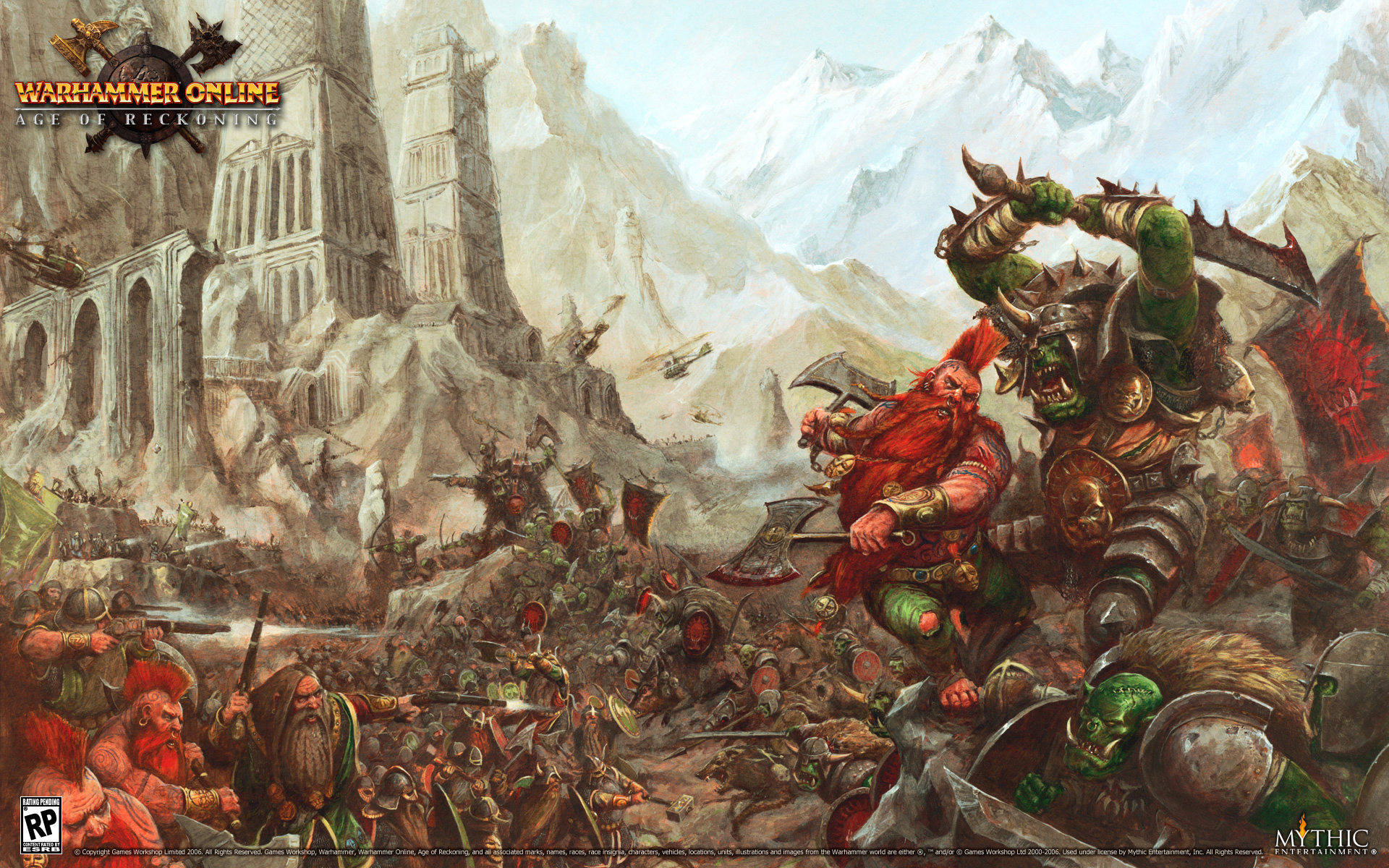 video game, warhammer, dwarf, orc, warhammer online: age of reckoning, weapon