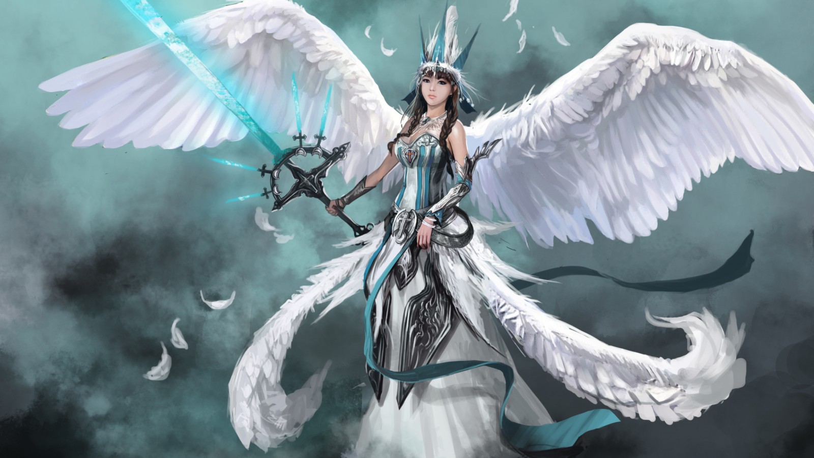anime warrior angel wallpaper
