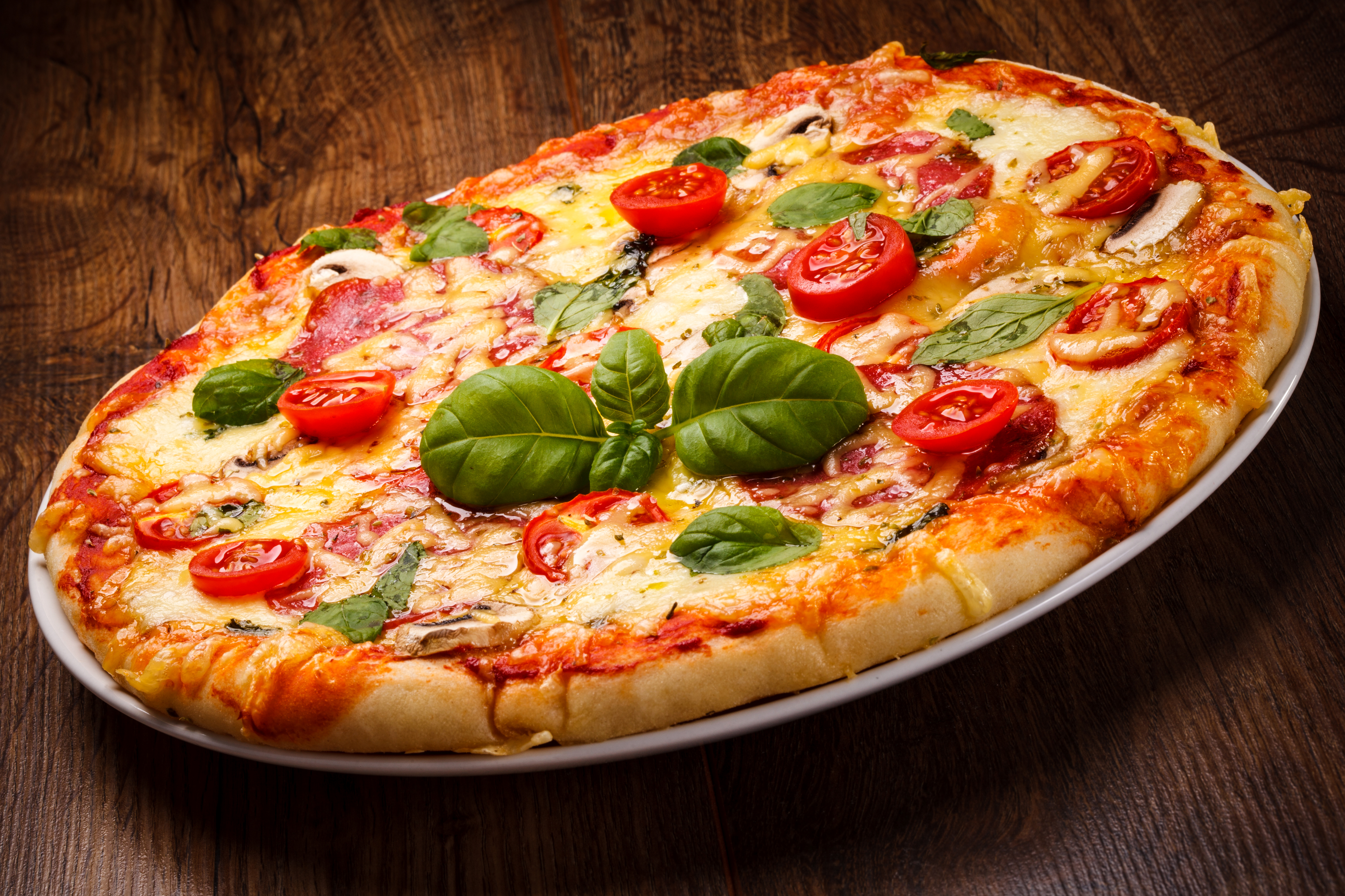 food, pizza, tomato